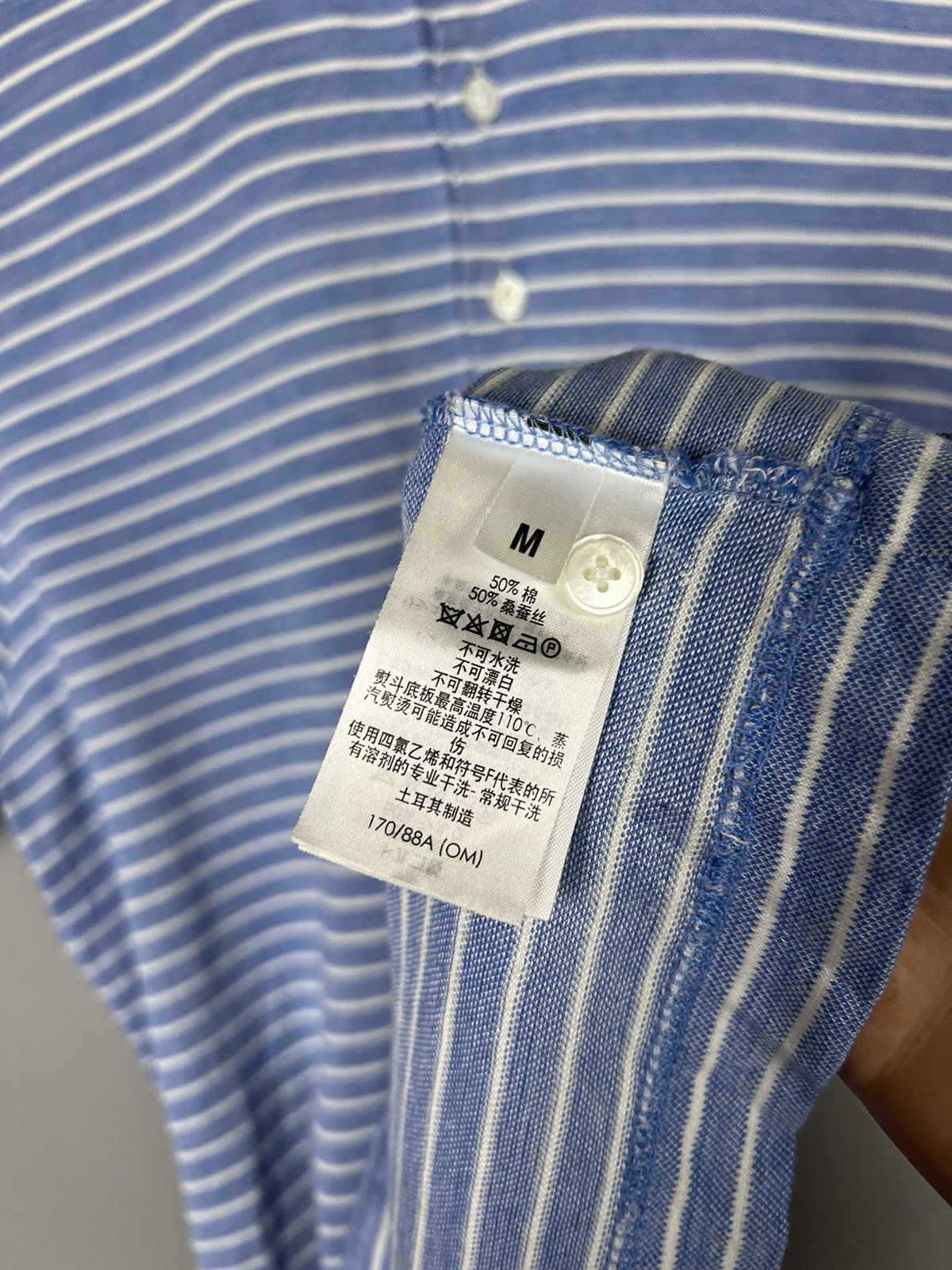 Alfred Dunhill (M) Dunhill Polo shirt mulberry silk / cotton rare 😍 Size US M / EU 48-50 / 2 - 7 Thumbnail