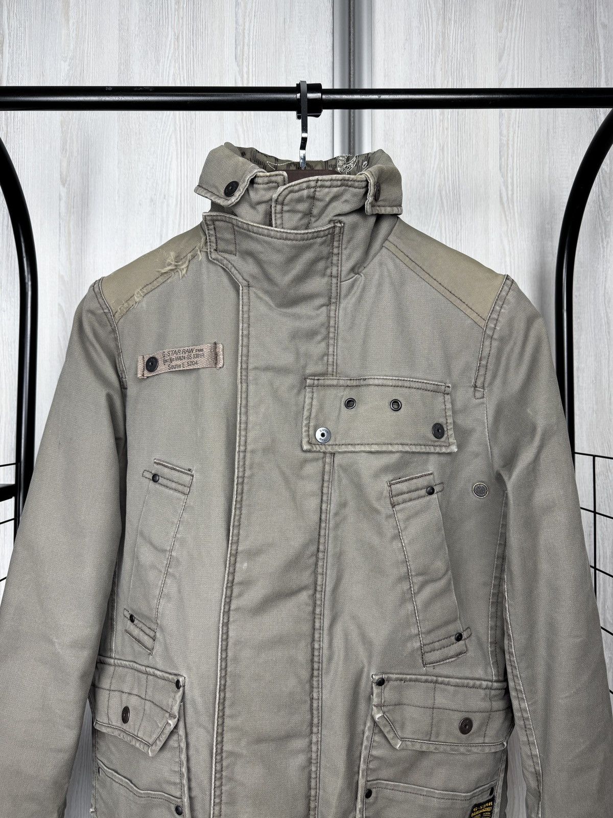 G-Star Stunning Vintage G-Star Men’s Military Utility Jacket Bomber Size US S / EU 44-46 / 1 - 3 Thumbnail
