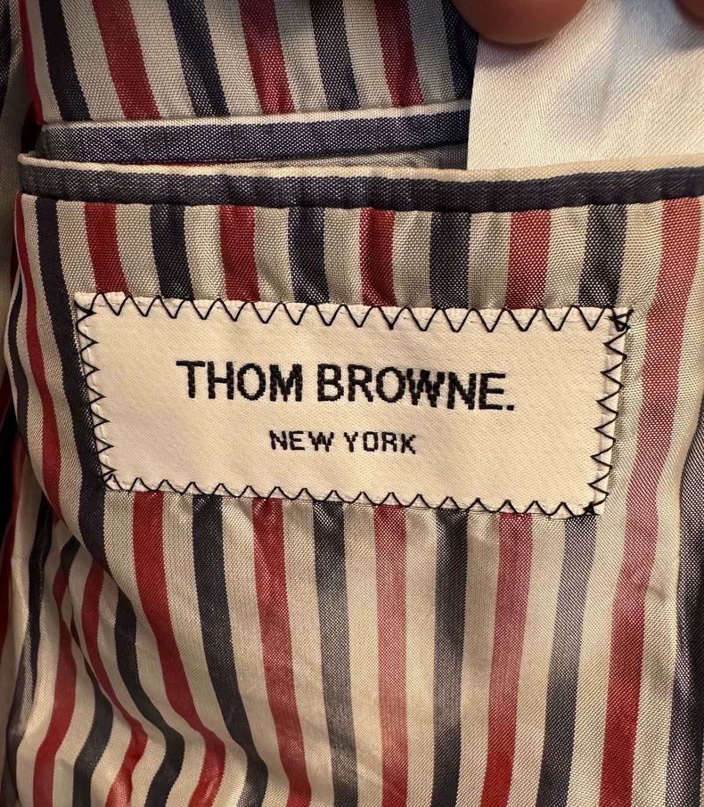 Thom Browne Thom Browne size2 Classic three-color lapel suit Size 38S - 4 Thumbnail