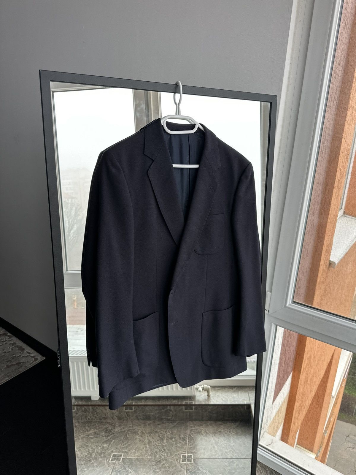 Burberry Burberrys Vintage Blazer Classic Mens Tailored Jacket 80s Size US L / EU 52-54 / 3 - 1 Thumbnail