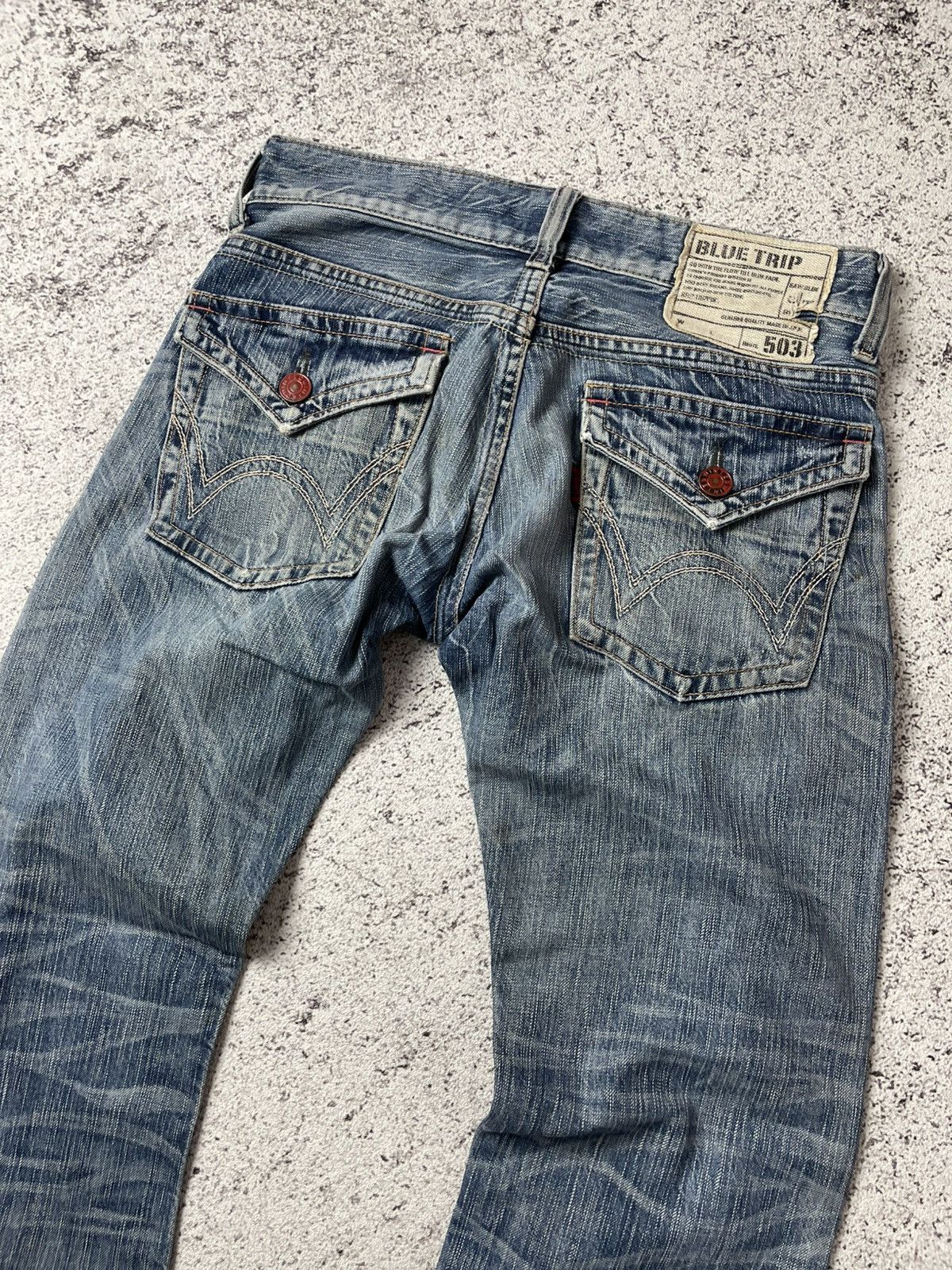 14th Addiction 2000s Edwin - Flared Faded Jeans Size US 28 / EU 44 - 5 Thumbnail