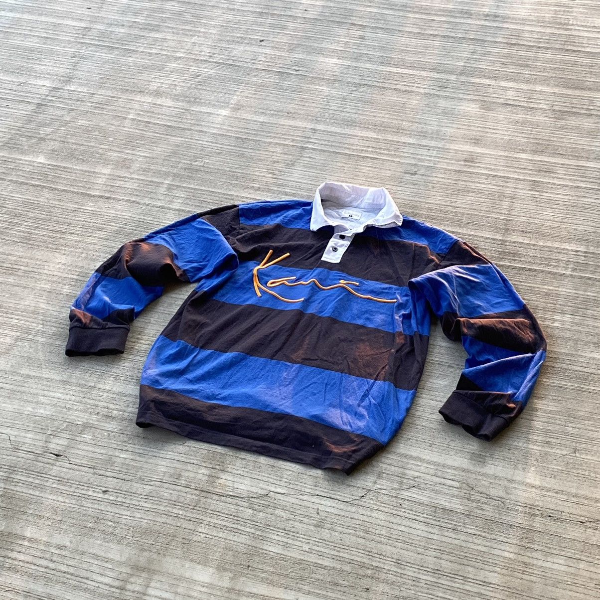 Vintage Karl Kani Big Logo Sk8 Long sleeve Sweatshirt Polo Size US L / EU 52-54 / 3 - 1 Thumbnail