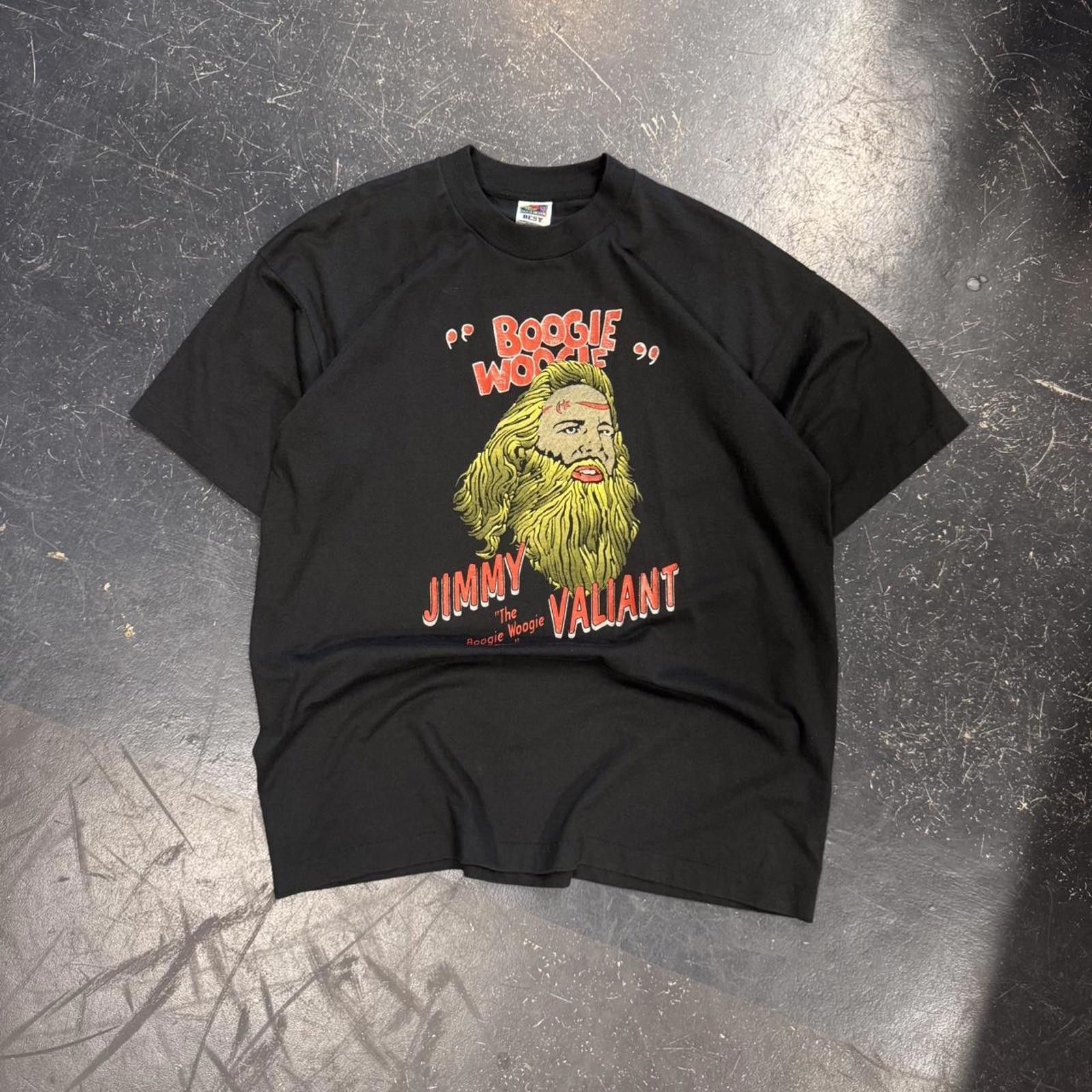 WWE Vintage Rare 90s Jimmy Valiant WWE Wrestling Camp Tee Size US XL / EU 56 / 4 - 1 Thumbnail