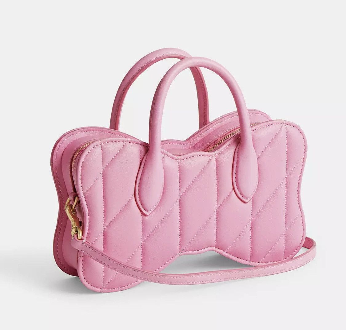 Coach Coach Bow Bag With Quilting cu860 pink Size ONE SIZE - 11 Thumbnail