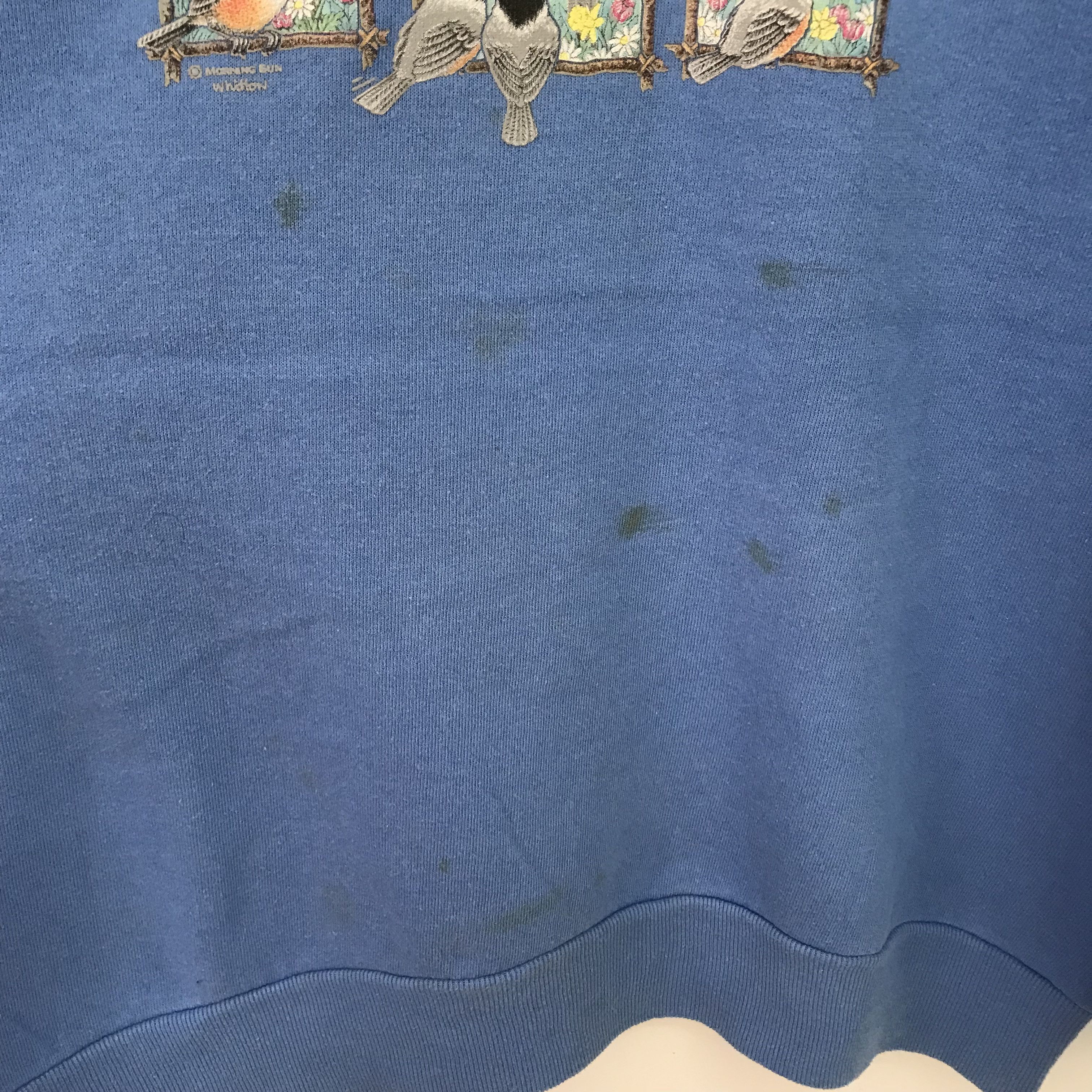 Vintage Vintage 90s Morning Sun Blue Sweatshirt - 402 Size US L / EU 52-54 / 3 - 6 Thumbnail