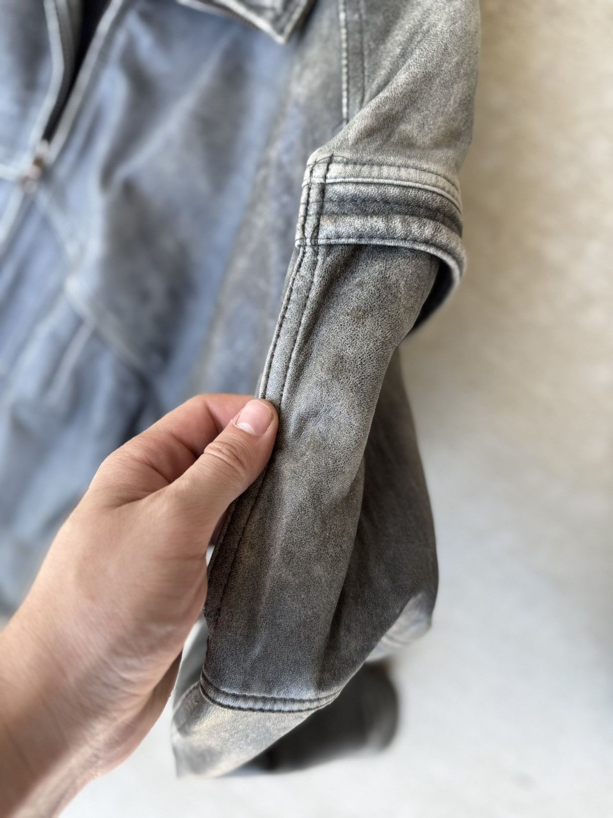 Designer × Genuine Leather × Vintage Vintage 80’s Greenwich Leather Jacket Size US M / EU 48-50 / 2 - 8 Thumbnail