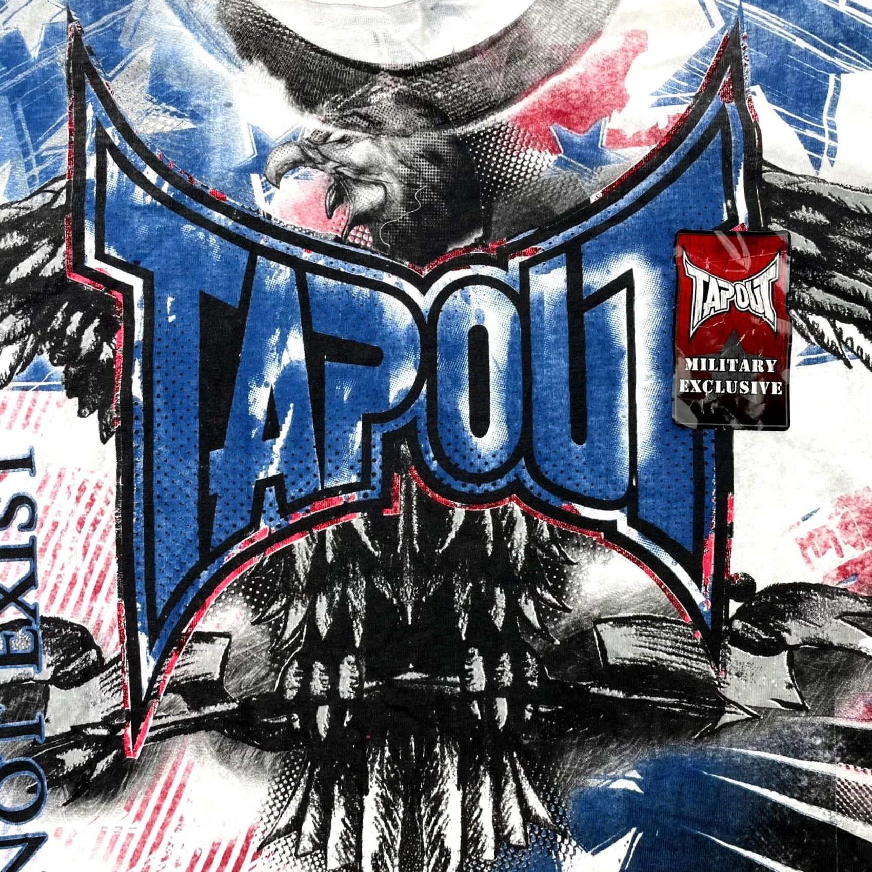 Tapout VINTAGE Tapout Shirt Mens L White AOP USA MMA Affliction 90s 2000s y2K Size US L / EU 52-54 / 3 - 2 Thumbnail