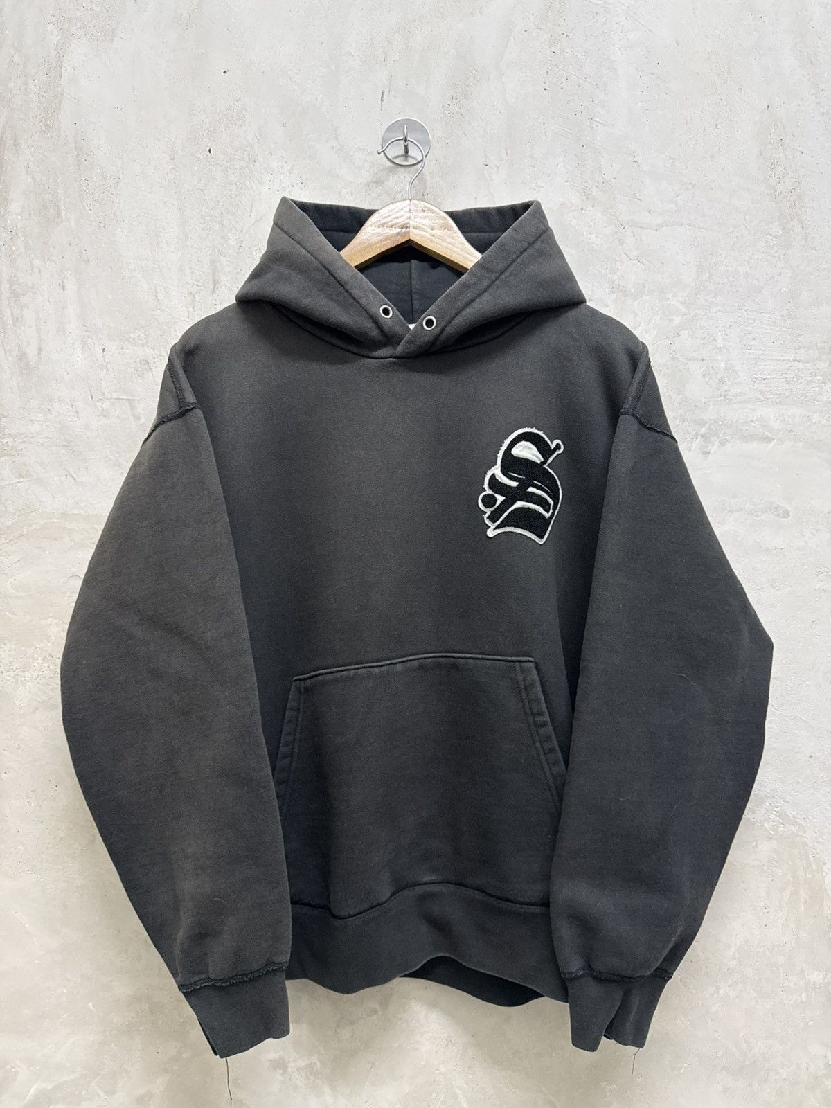 Vintage 2000s Japanese Brand Stadium stussy style faded hoodie Size US L / EU 52-54 / 3 - 1 Thumbnail