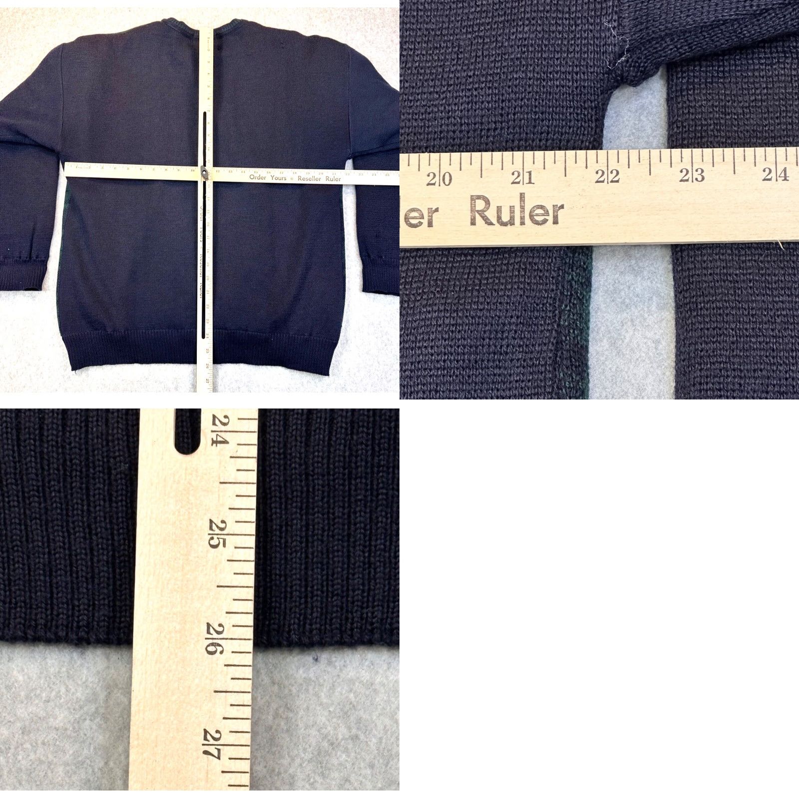 Vintage VINTAGE ProQuip Wind Stopper Golf Sweater Wool Gore-WS Lined Plaid Mens Large Size US L / EU 52-54 / 3 - 8 Thumbnail