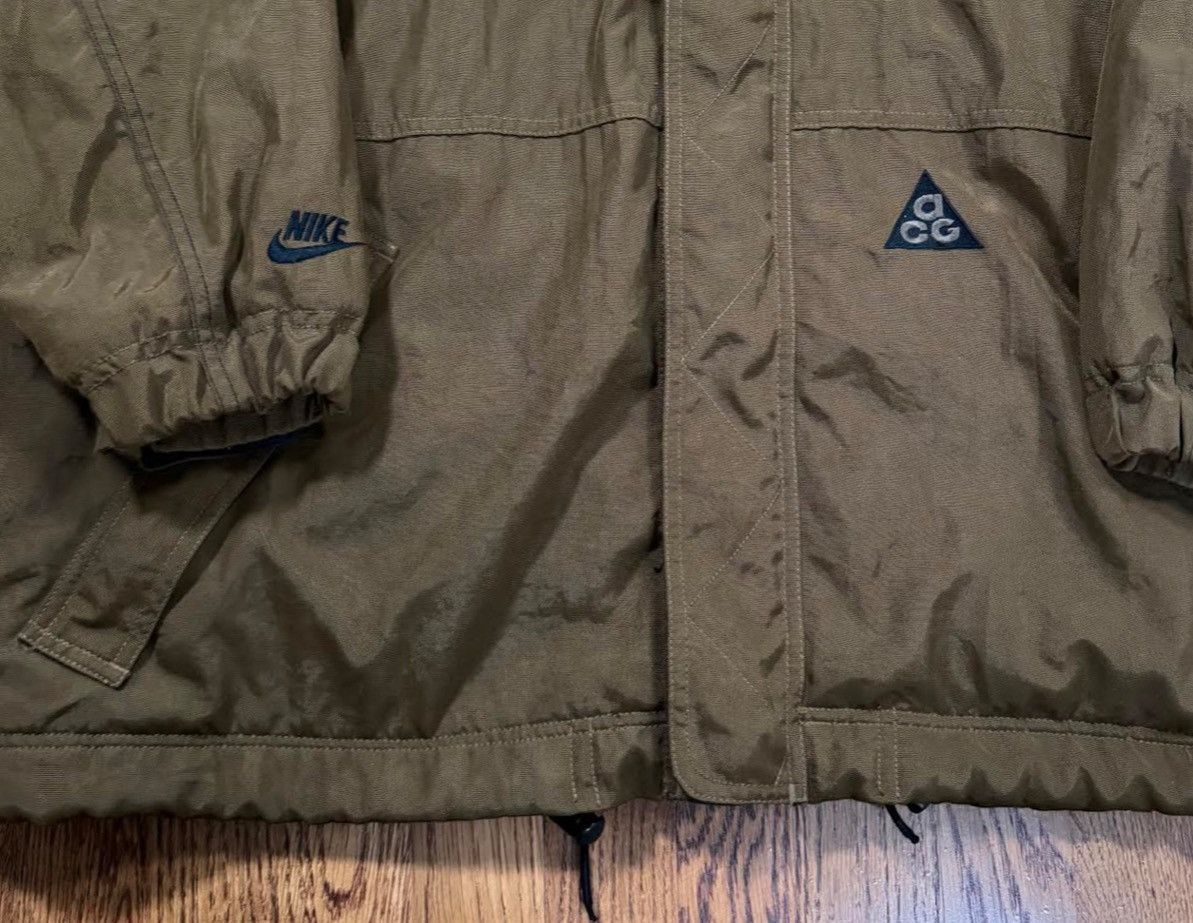 Nike Vintage Nike ACG Long Olive Coat (Size L) Size US L / EU 52-54 / 3 - 3 Thumbnail