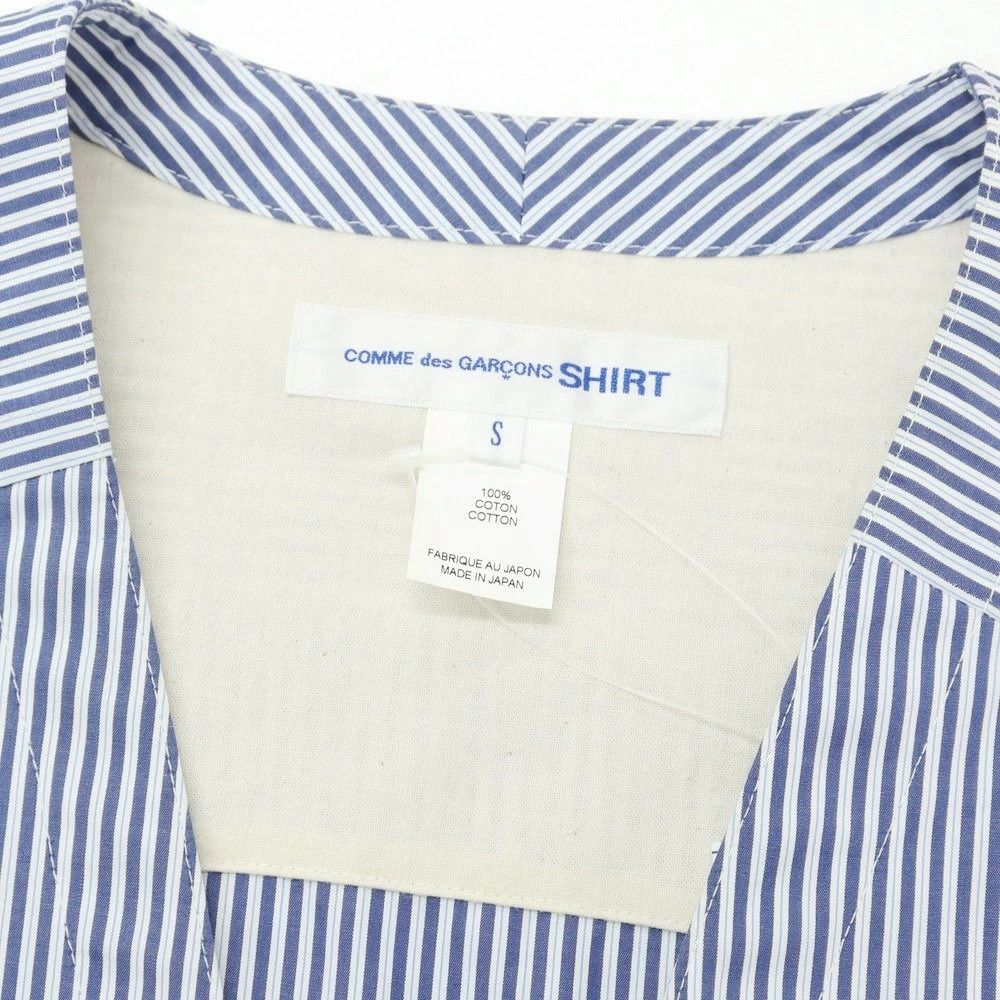 Comme des Garcons SHIRT Vest Cotton Striped Pullover Strap Side Design Navy x White Size US S / EU 44-46 / 1 - 4 Thumbnail