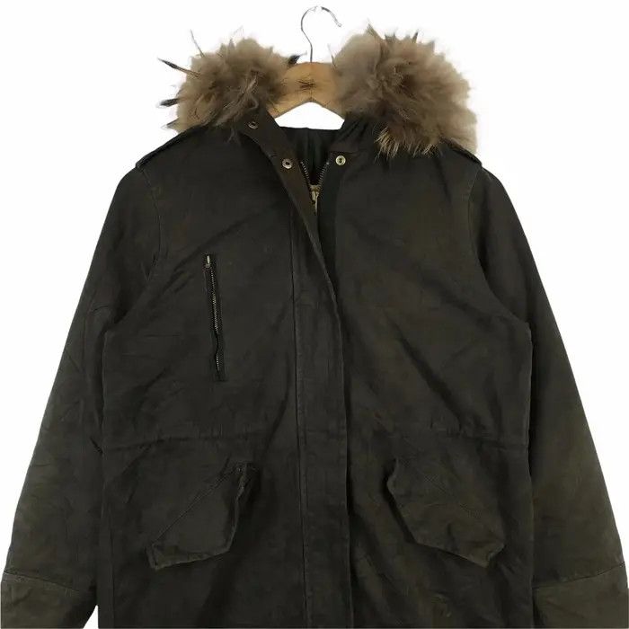 Vintage MILA OWEN PARIS Parka Trench Coat Windbreaker Jacket Rick Size L / US 10 / IT 46 - 2 Thumbnail
