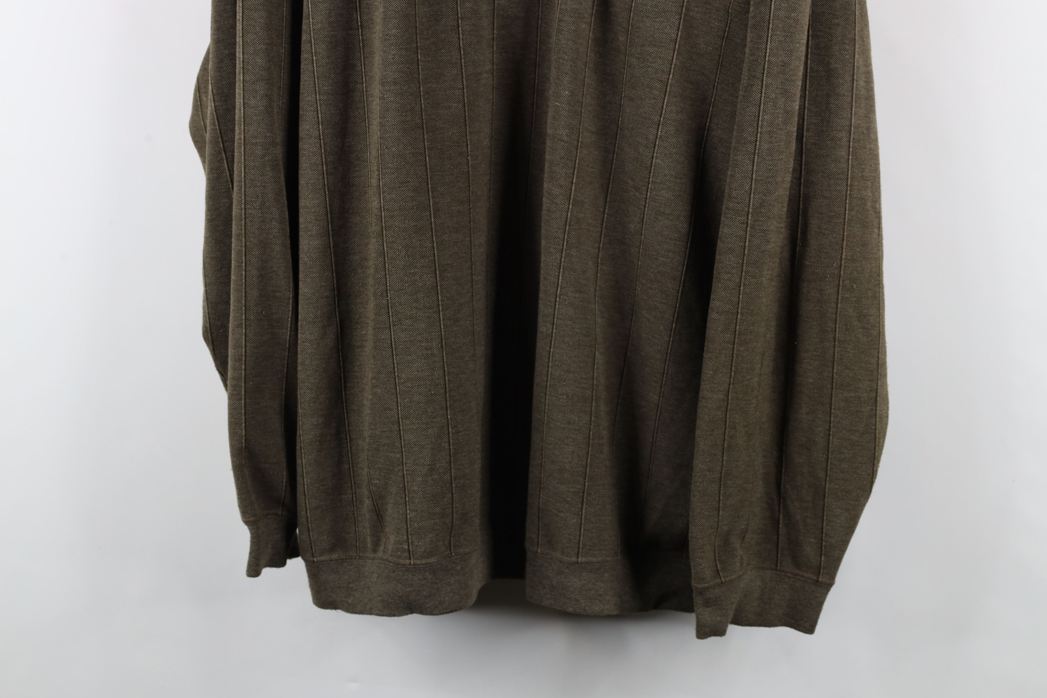 Vintage Vintage 90s Streetwear Knit Pullover Long Sleeve Polo Shirt Size US XXL / EU 58 / 5 - 3 Thumbnail