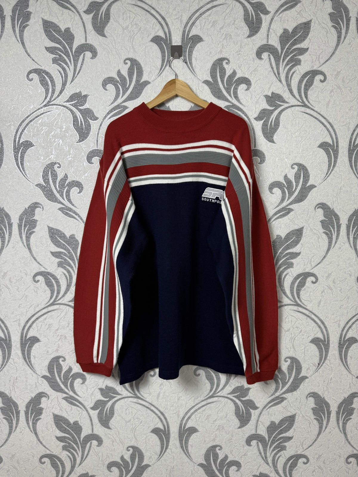 Southpole 🔥Crazy Y2K Vintage Southpole Striped Sweater Oversized Size US XL / EU 56 / 4 - 10 Thumbnail