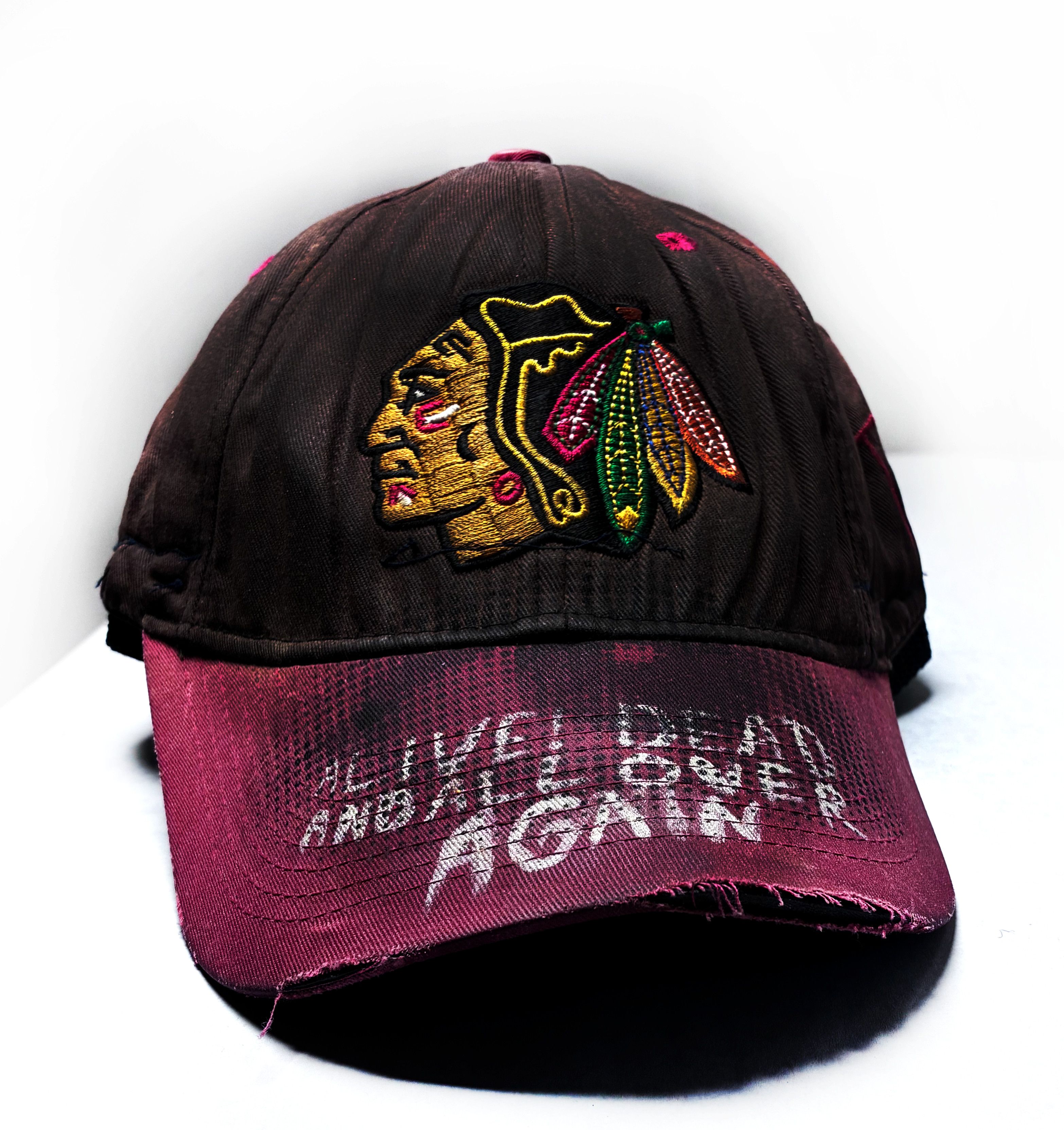 TISA Reconstructed Trucker Hat x Tisa Blackhawks Size ONE SIZE - 3 Thumbnail