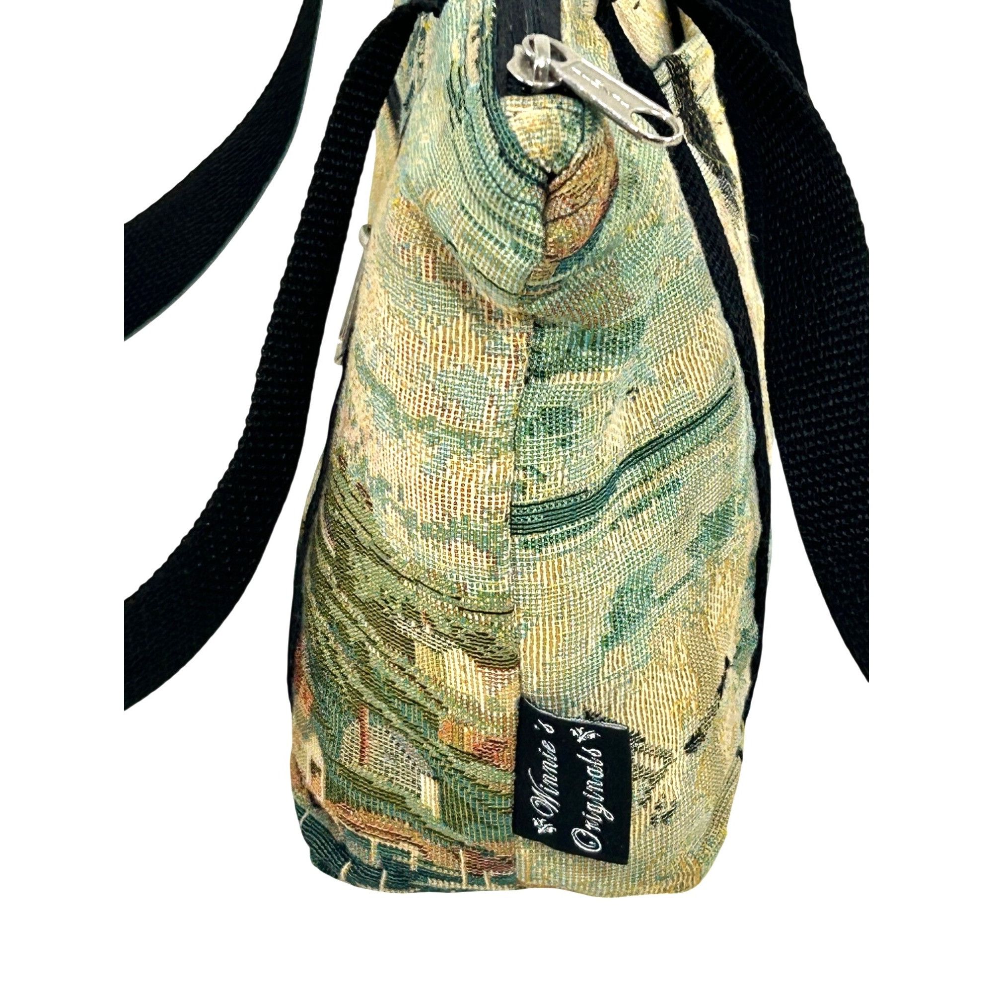 Other Tapestry Fabric Handbag Seaside Lighthouse Sailboats Seagull Size ONE SIZE - 20 Thumbnail
