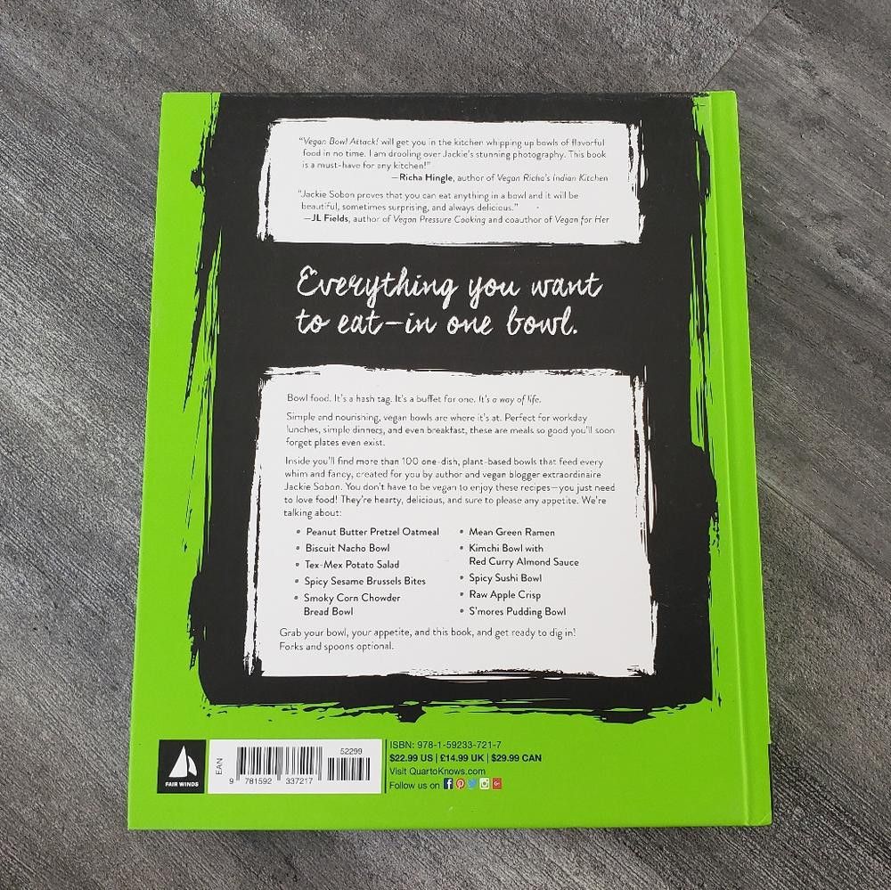 Designer Vegan Bowl Attack 100+ Meal Publication Size ONE SIZE - 2 Thumbnail