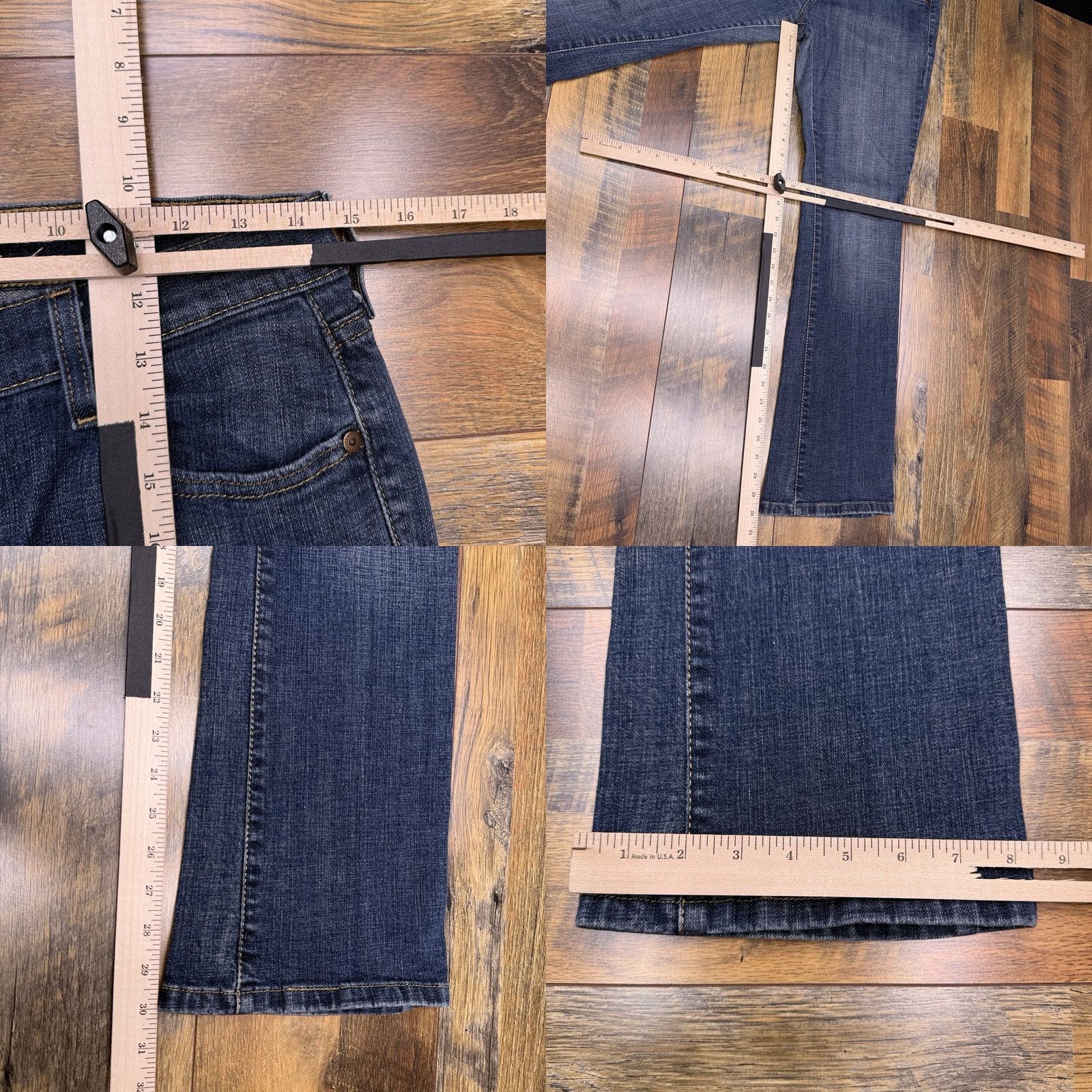 Levi's Levi's 515 Bootcut Jeans Womens 6 Medium Blue Mid Rise Stretch Denim 5-Pocket Classic Size 28" / US 6 / IT 42 - 9 Thumbnail