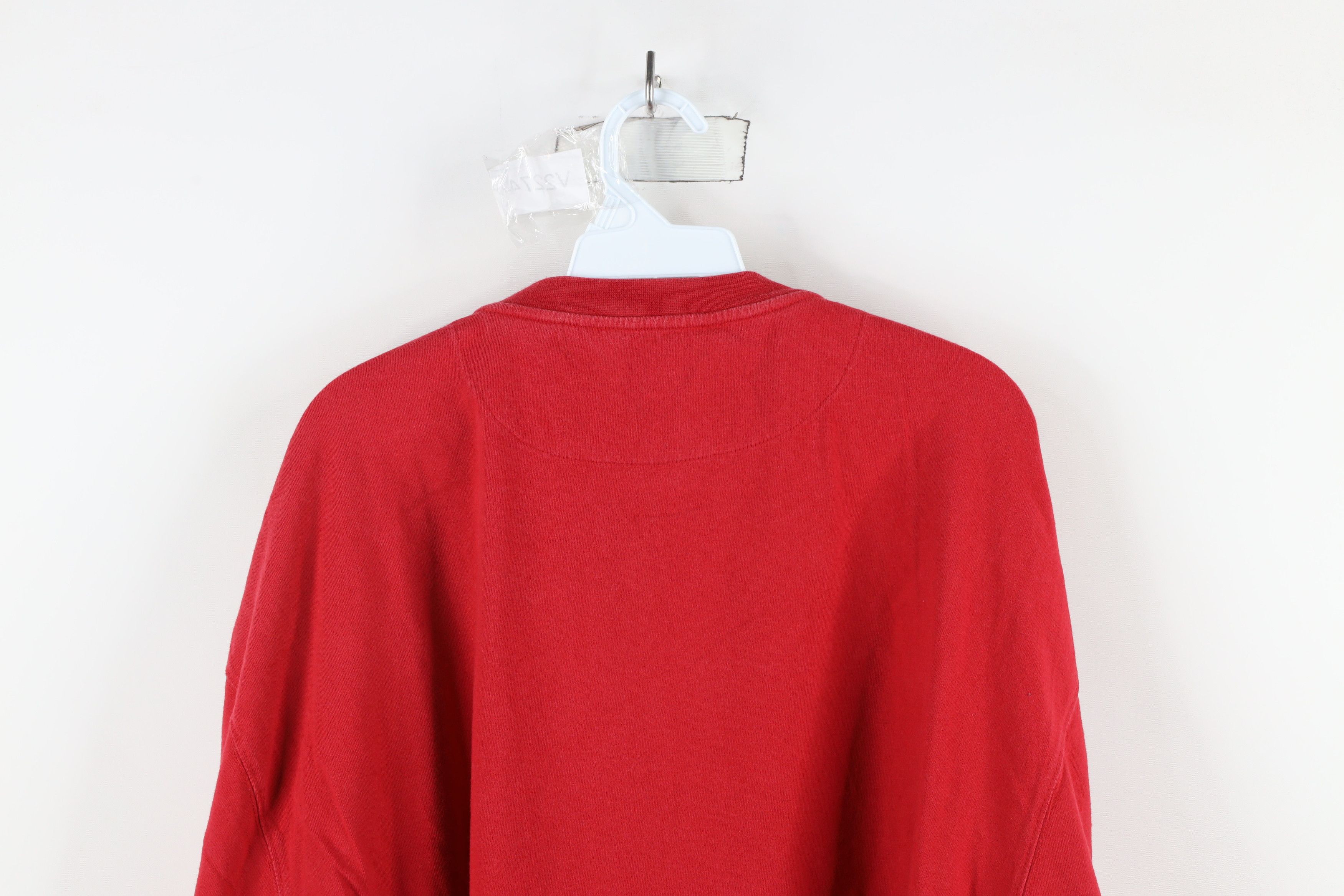 Big Mac × Vintage Vintage 90s Big Mac Workwear Heavyweight Henley T-Shirt Red Size US XXL / EU 58 / 5 - 9 Thumbnail
