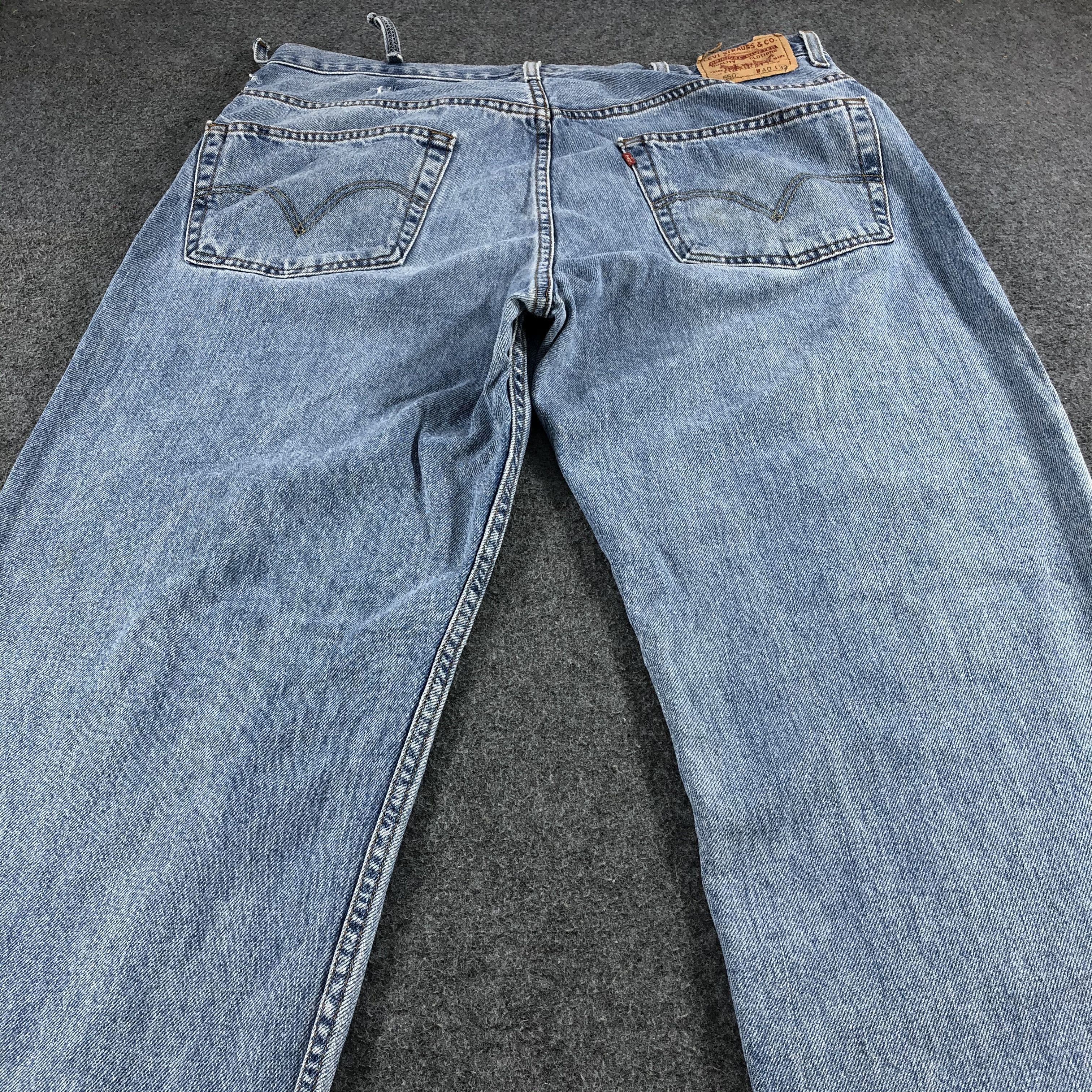 Levi's Vintage Light Wash Levis 550 Jeans-J1267 Size US 39 - 4 Thumbnail