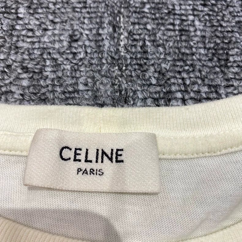 Celine Celine Paris Logo Short Sleeve TShirt Size US M / EU 48-50 / 2 - 7 Thumbnail