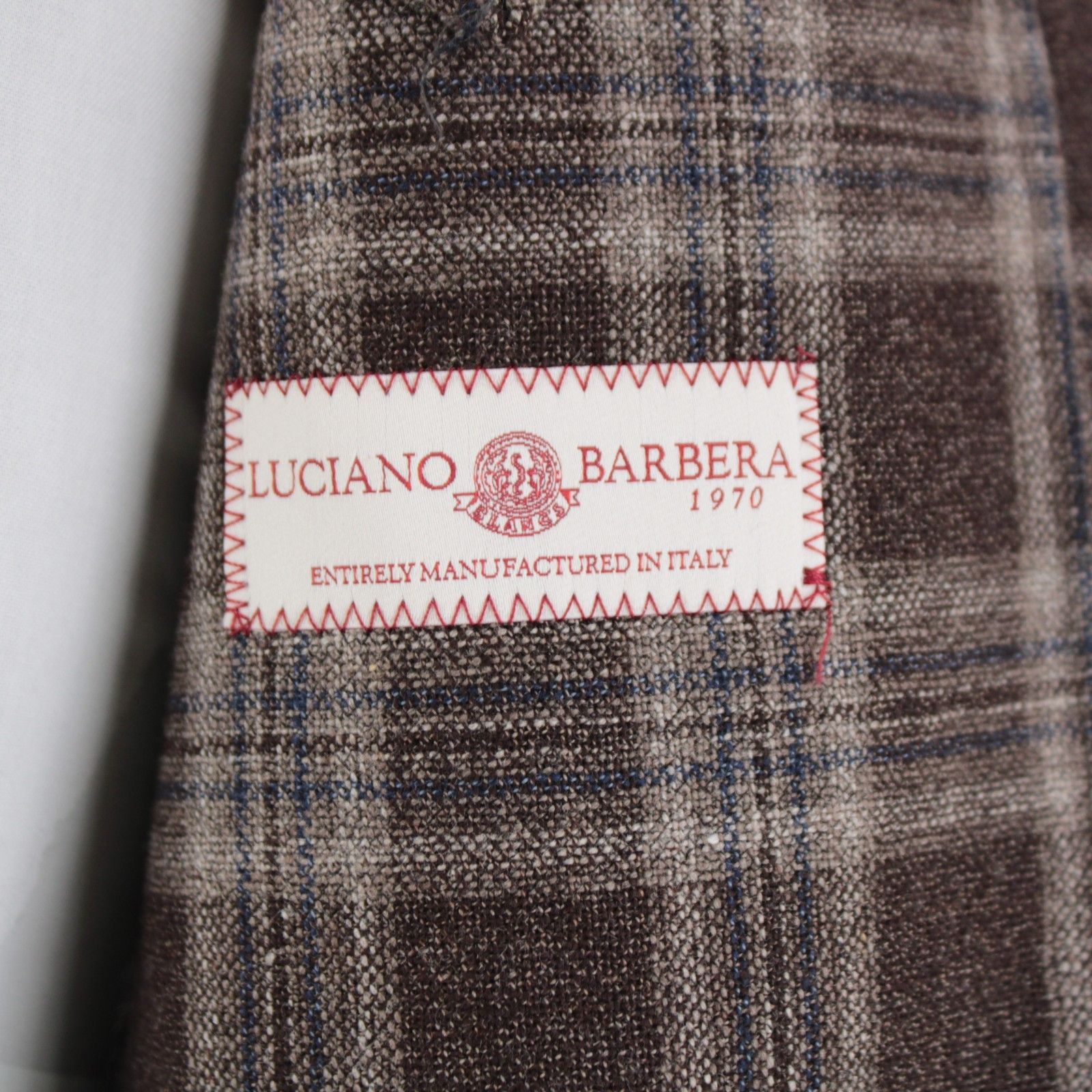 Luciano Barbera Luciano Barbera Sport Coat Size 40 US in Brown Size 40R - 7 Thumbnail