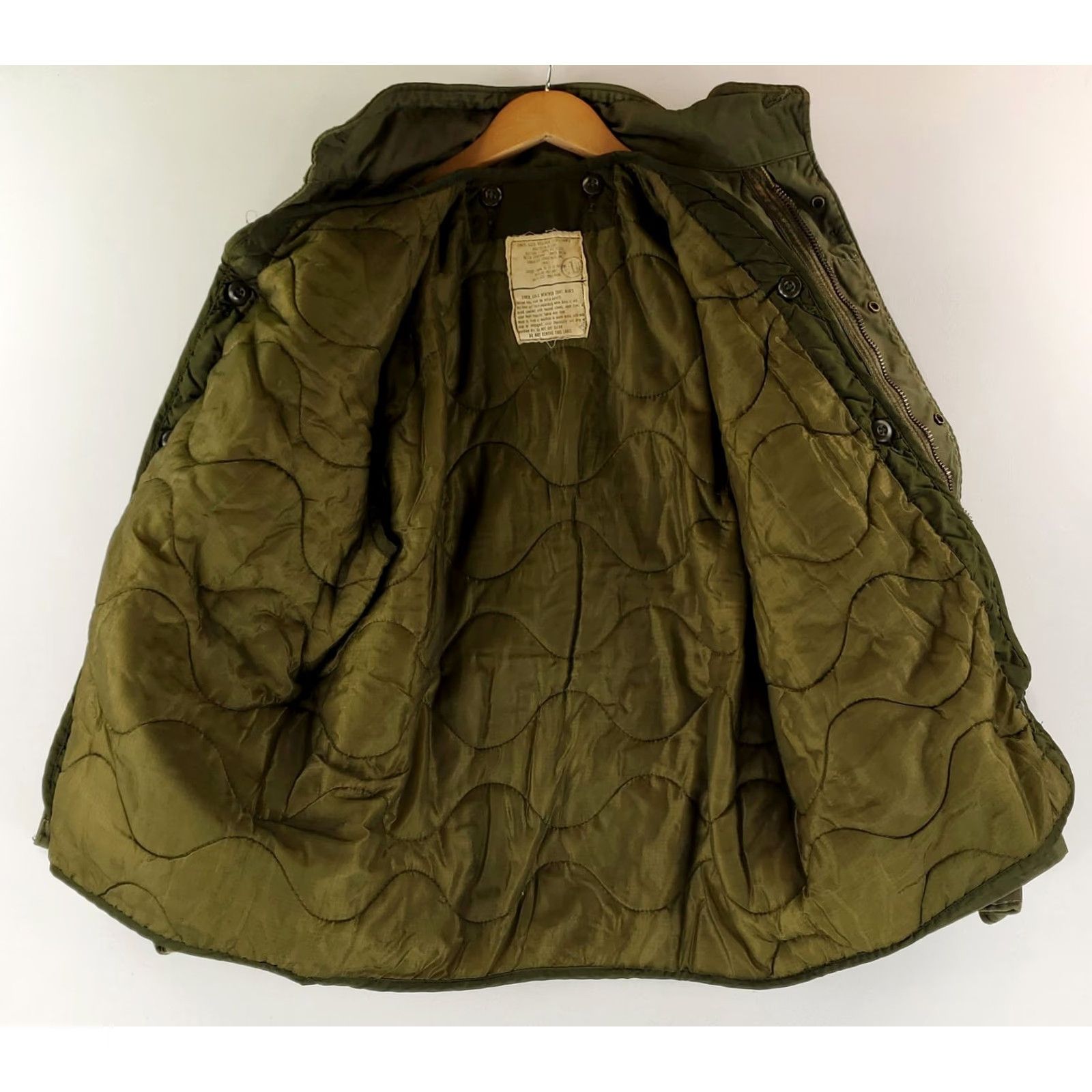 Alpha Industries VINTAGE Alpha Industries US Army M65 Jacket Green VTG 70s Vietnam w/ Liner Mens S Short Green Military Jacket Mens S Green VTG 70s Vietnam Size US 29 - 6 Thumbnail