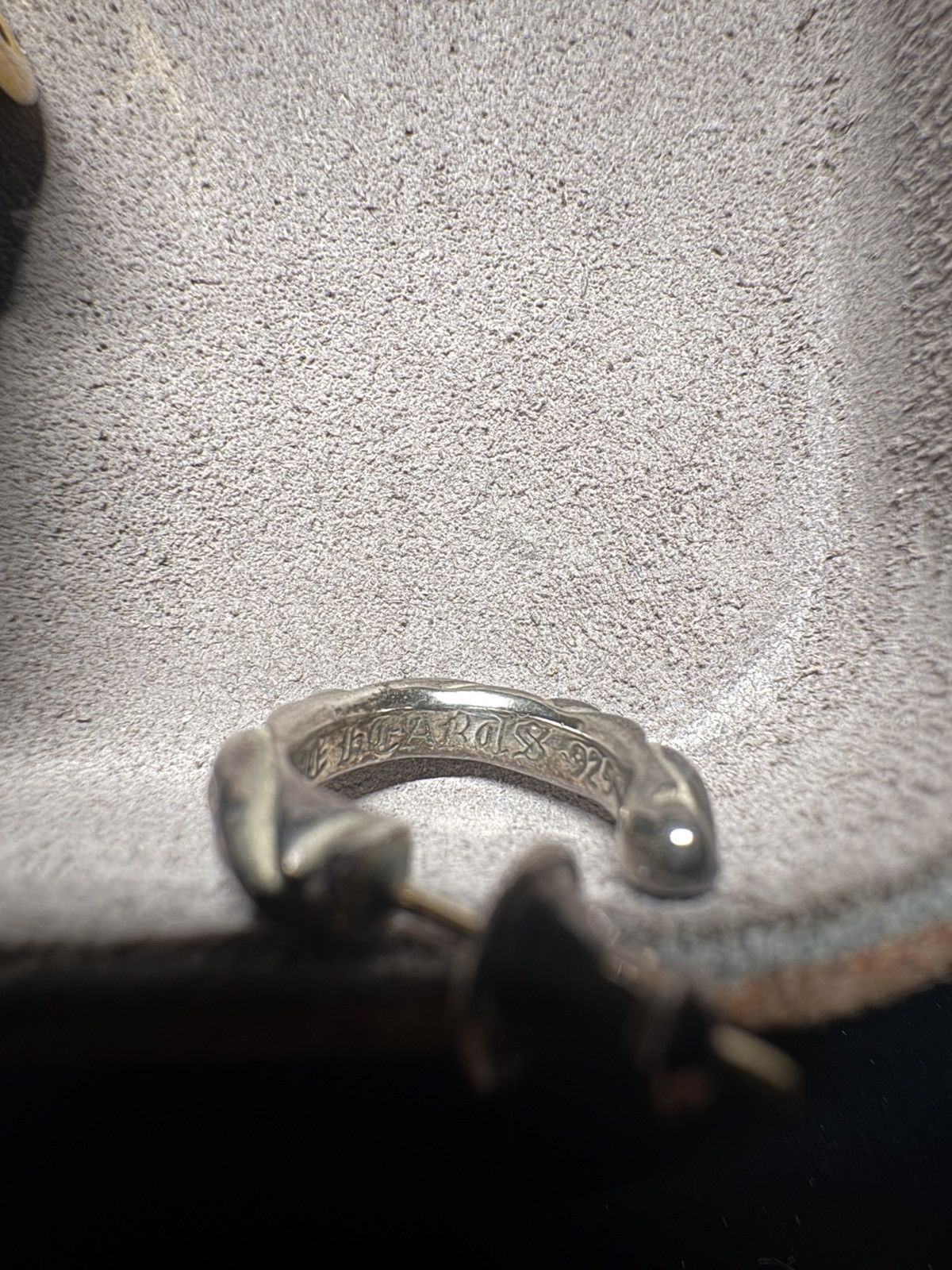 Chrome Hearts Chrome Hearts Scroll Hoop Earring Size ONE SIZE - 11 Thumbnail