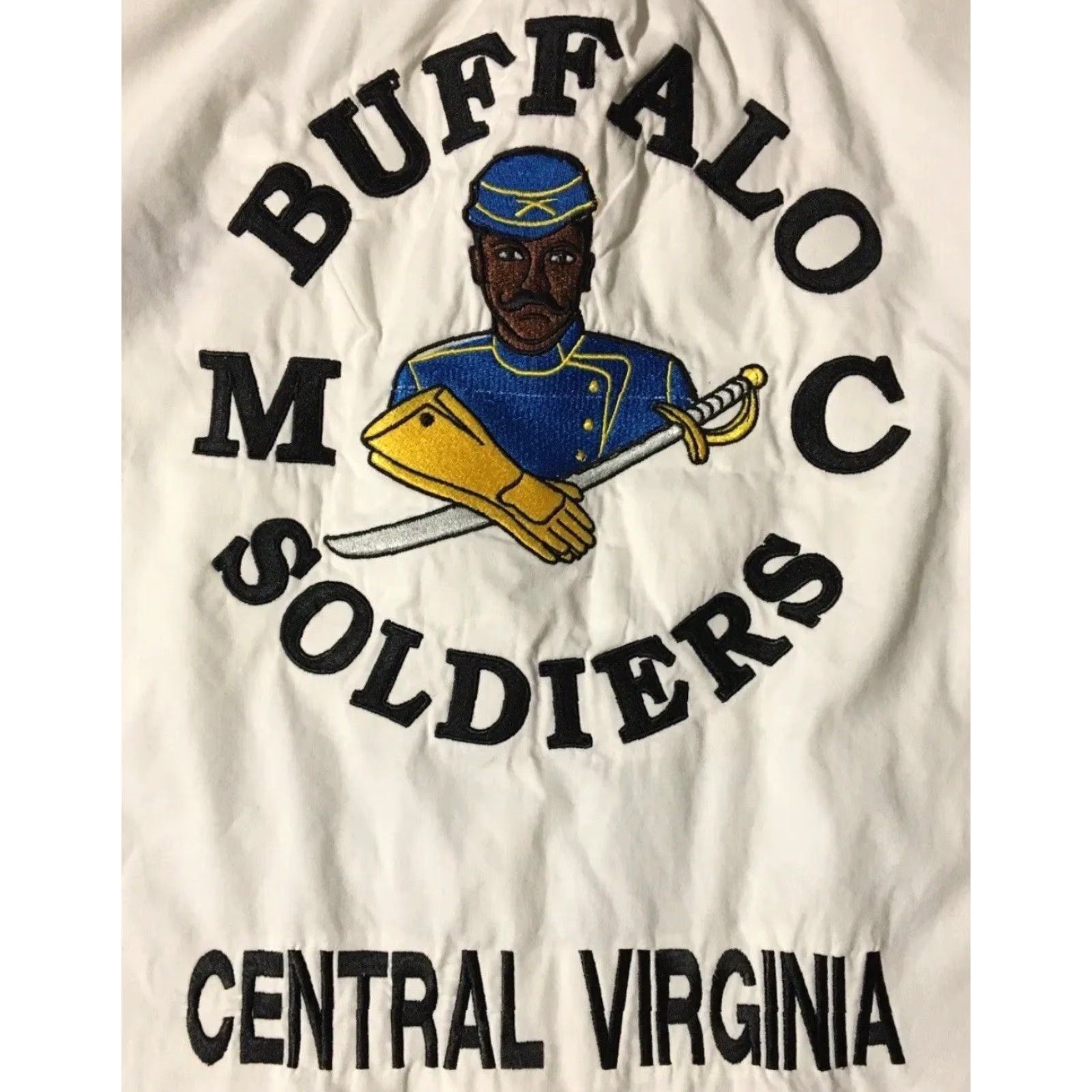Vintage VINTAGE Buffalo Soldiers MC Pretty Ricky Shirt XL White Graphic Tee Men Size US XL / EU 56 / 4 - 3 Thumbnail