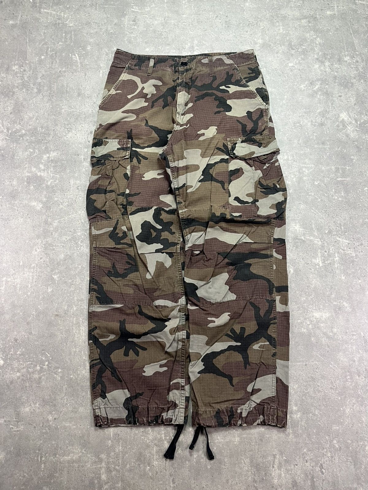 Carhartt Carhartt Camo Cargo Pants 31 32 Wide Leg Baggy Size US 32 / EU 48 - 2 Thumbnail