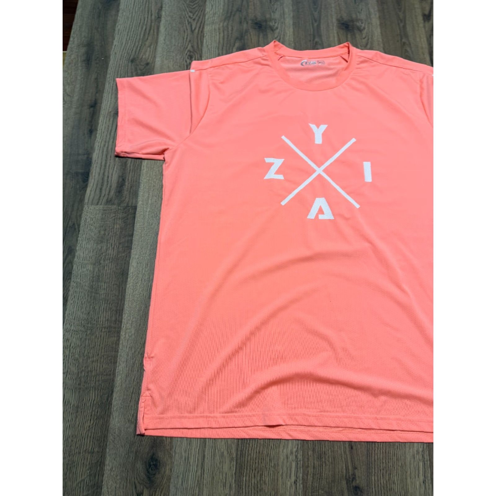 Pinko VINTAGE? No — Zyia Active Shirt Women XL Pink White Graphic Print Athletic Wear T-Shirt Woman XL Pink Size XL / US 12-14 / IT 48-50 - 3 Thumbnail