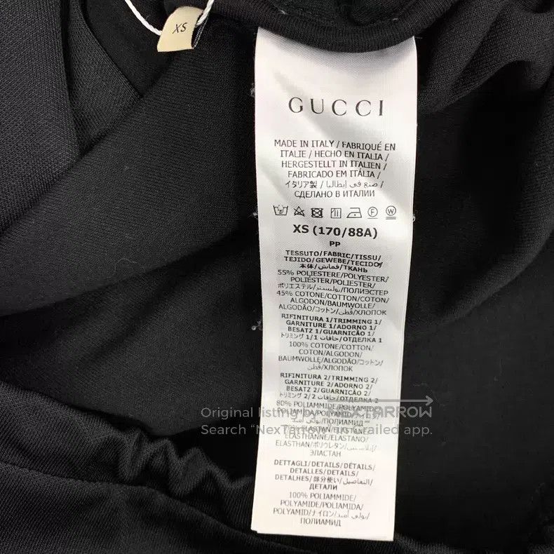 Gucci Gucci Black side logo striped lapel zipper long-sleeved ja Size US XS / EU 42 / 0 - 7 Thumbnail