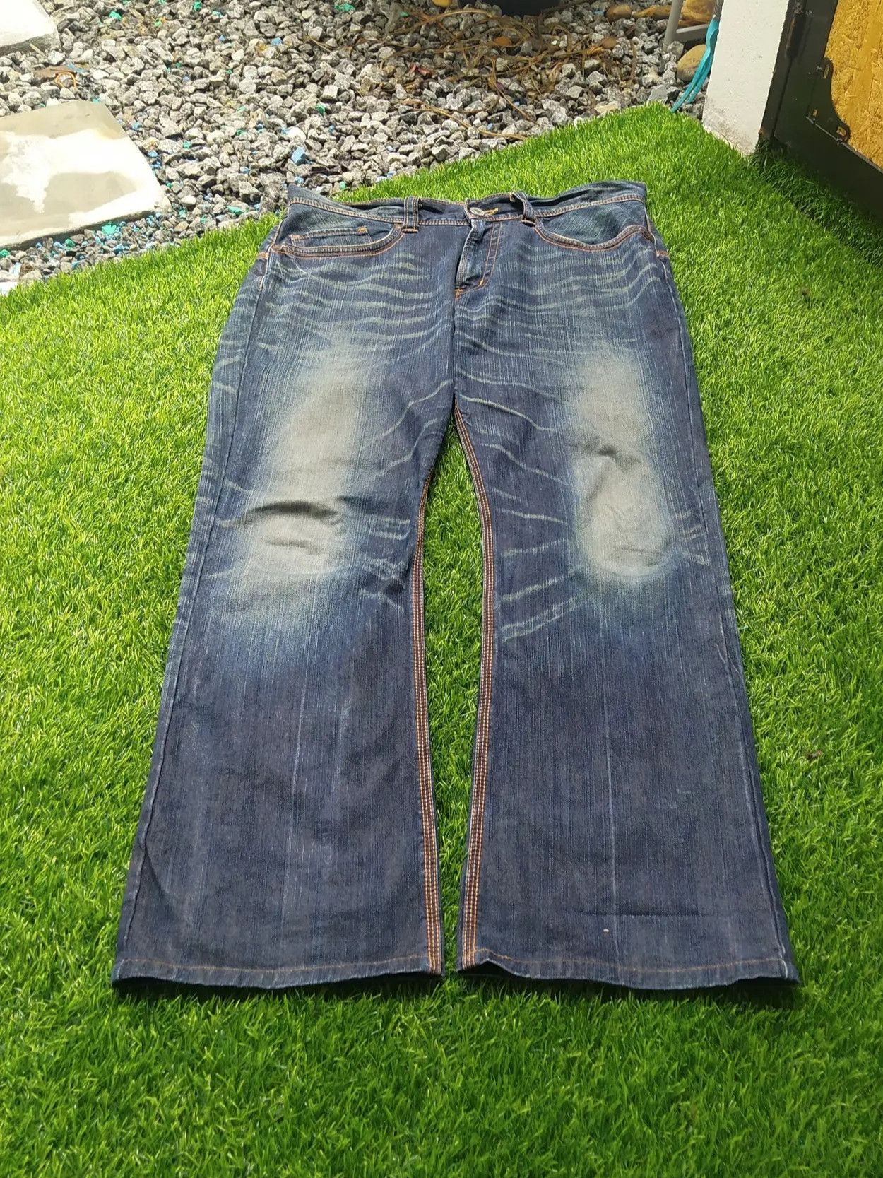 Edwin Edwin Exclusive Vintage 411XVS Jeans Buckle Back Size US 37 - 1 Thumbnail