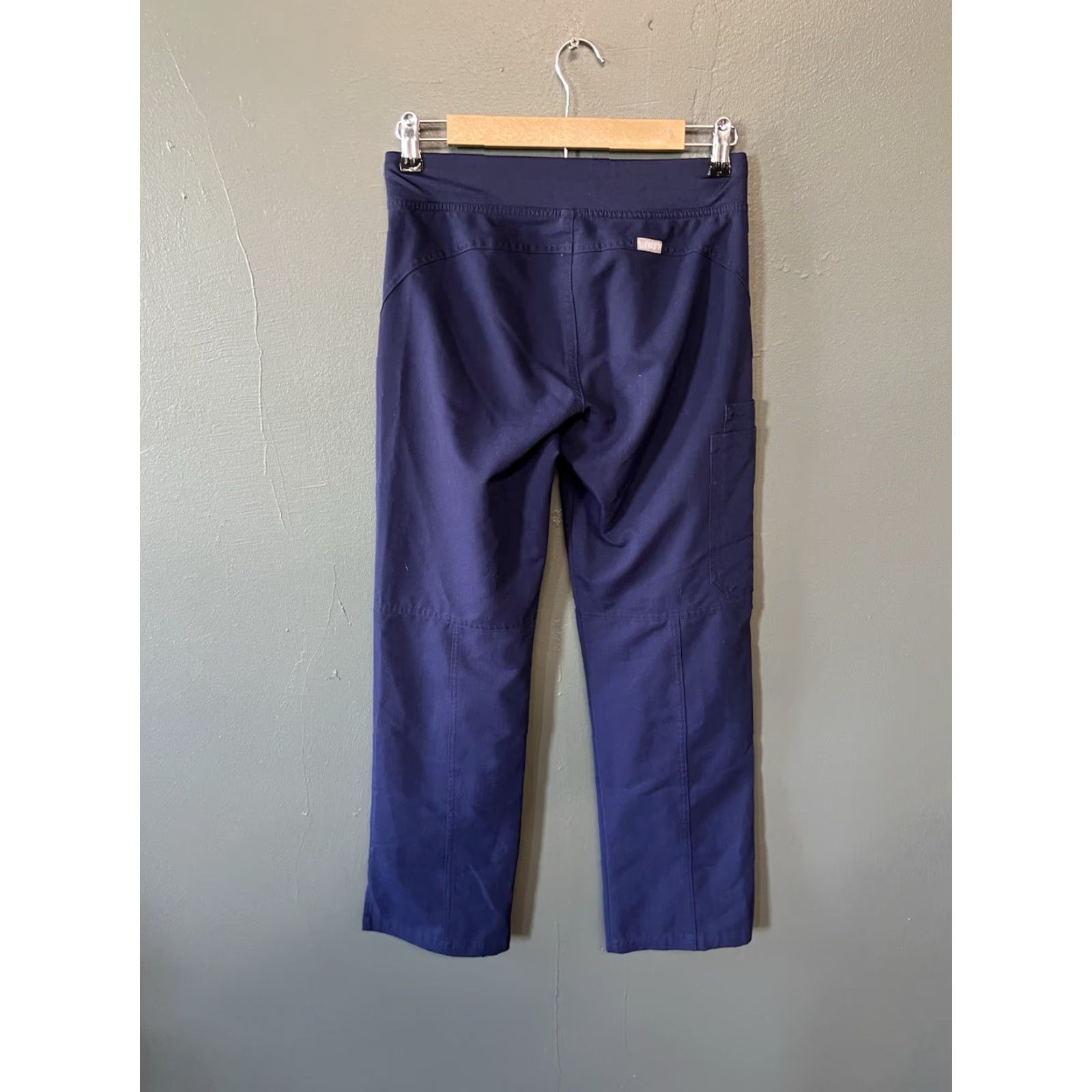 Vintage FIGS Blue Womens Scrub Pants Pull On Drawstring Size XS Size 26" / US 2 / IT 38 - 2 Thumbnail