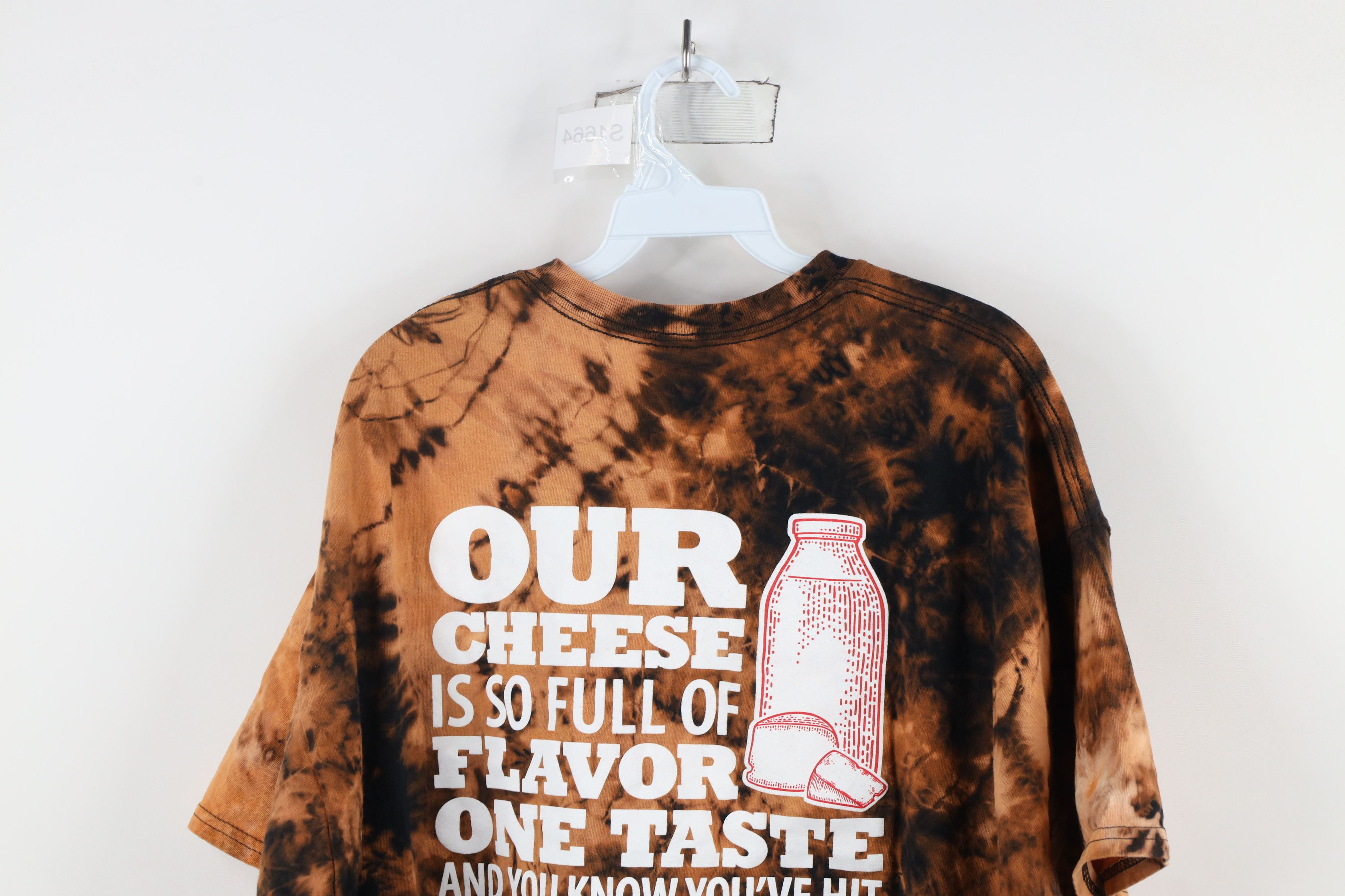 Vintage Vintage Streetwear Acid Wash Jets Pizza Short Sleeve T-Shirt Size US XXL / EU 58 / 5 - 8 Thumbnail