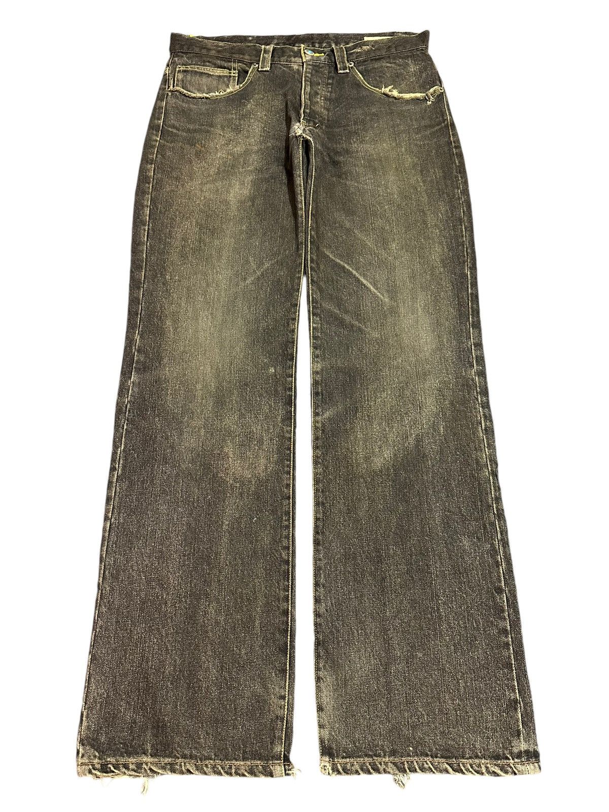 JNCO Vintage Japanese Brand Mud Faded Wash Style Loose Jeans Size US 34 / EU 50 - 1 Thumbnail