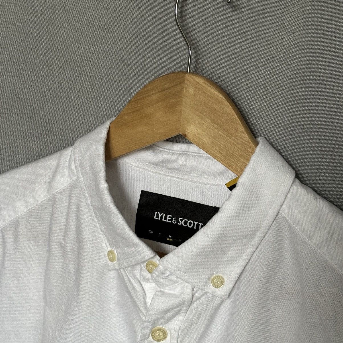 Lyle & Scott Lyle Scott shirt button up medium white basic casual Size US M / EU 48-50 / 2 - 5 Thumbnail