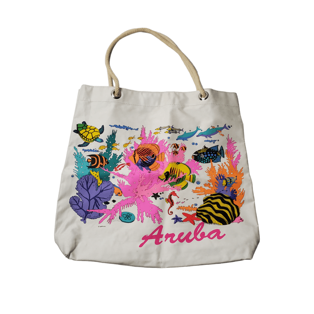 Vintage 90s Aruba Tote Bag Size ONE SIZE - 1 Thumbnail