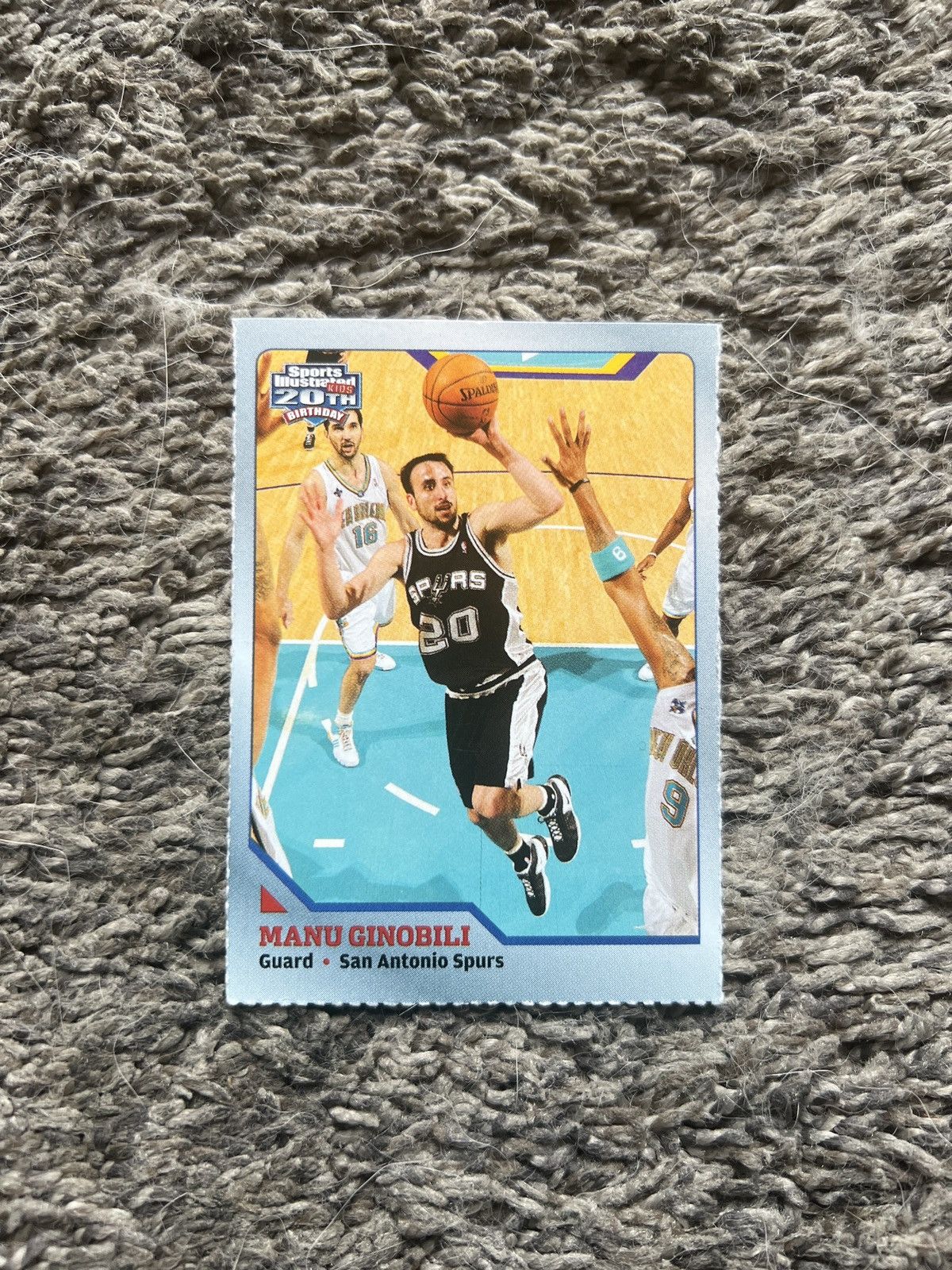 NBA 2009 Sports Illustrated Kids #335 Manu Ginobili Card Size ONE SIZE - 1 Thumbnail