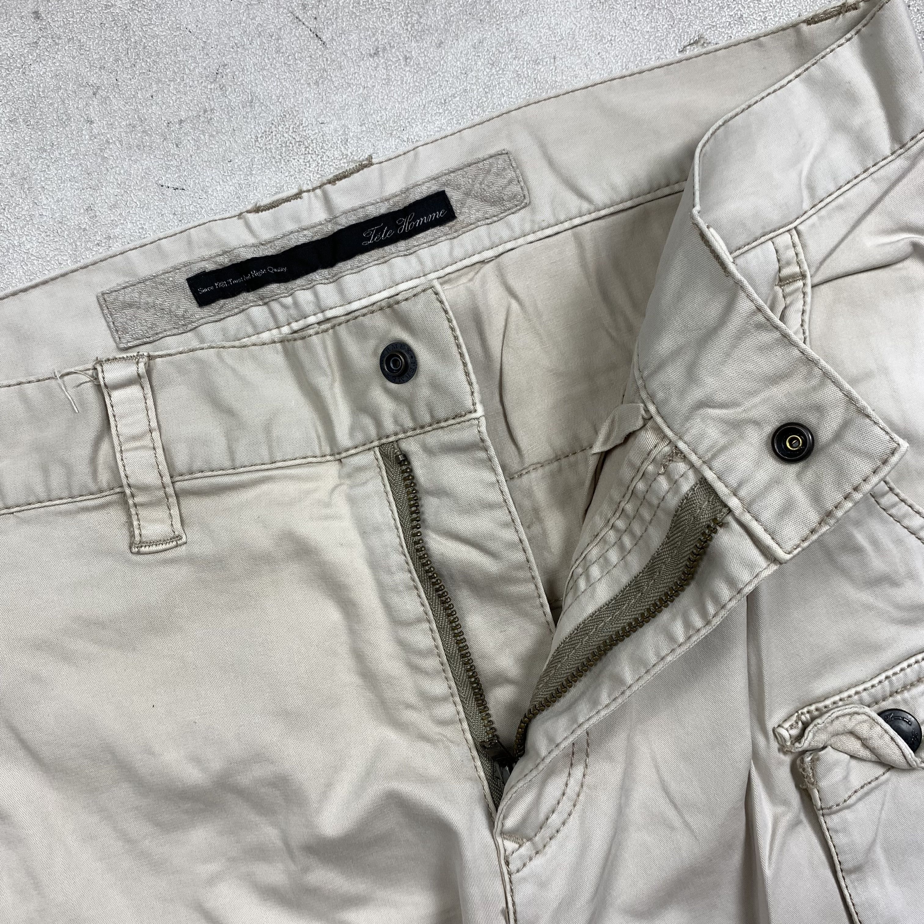 Tete Homme Tete Homme Multi Pocket Cargo Utility Pants White Size US 30 / EU 46 - 8 Thumbnail