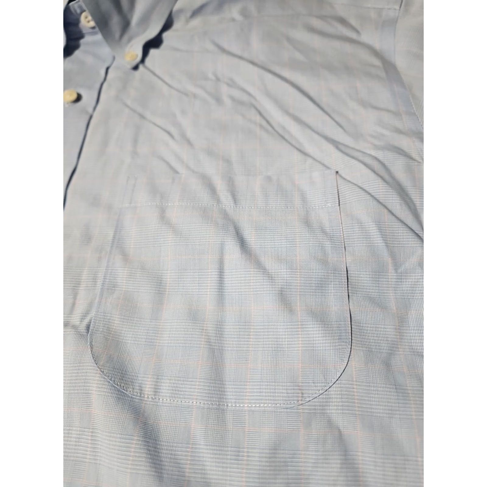 Brooks Brothers Brooks Brothers Shirt Mens 17 6/7 Blue Button Preppy Luxury Oxford Non-Iron Dress Shirt Regular Long Sleeve Size US XL / EU 56 / 4 - 6 Thumbnail