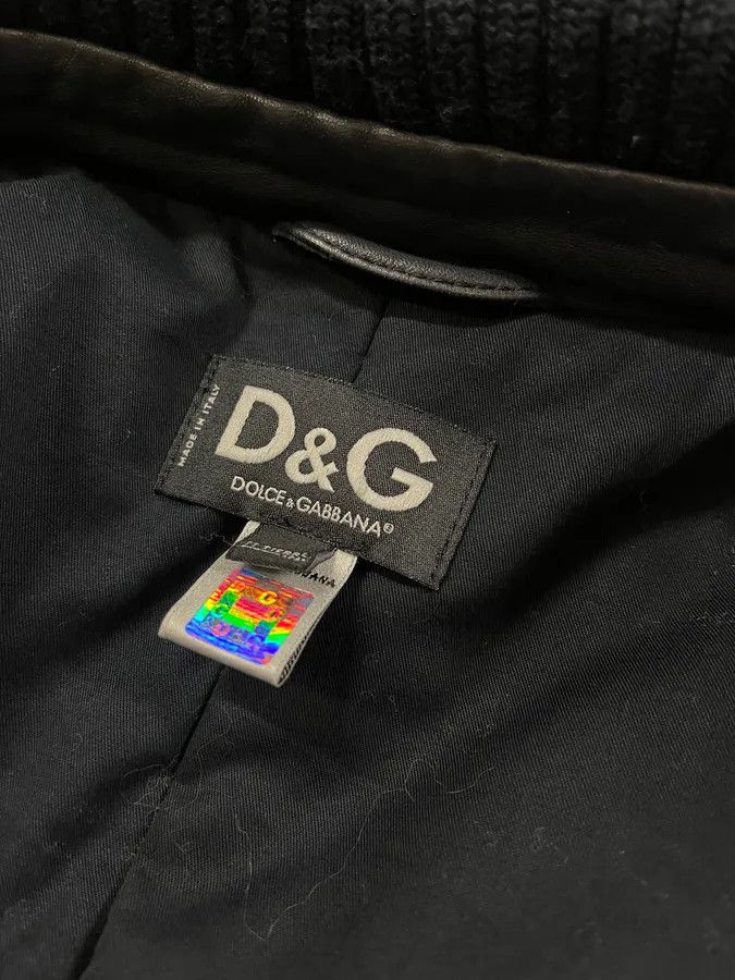 Dolce & Gabbana AW2006 Dolce & Gabbana Black Premium Officer Naval Buttoned Leather Jacket Size US M / EU 48-50 / 2 - 10 Thumbnail