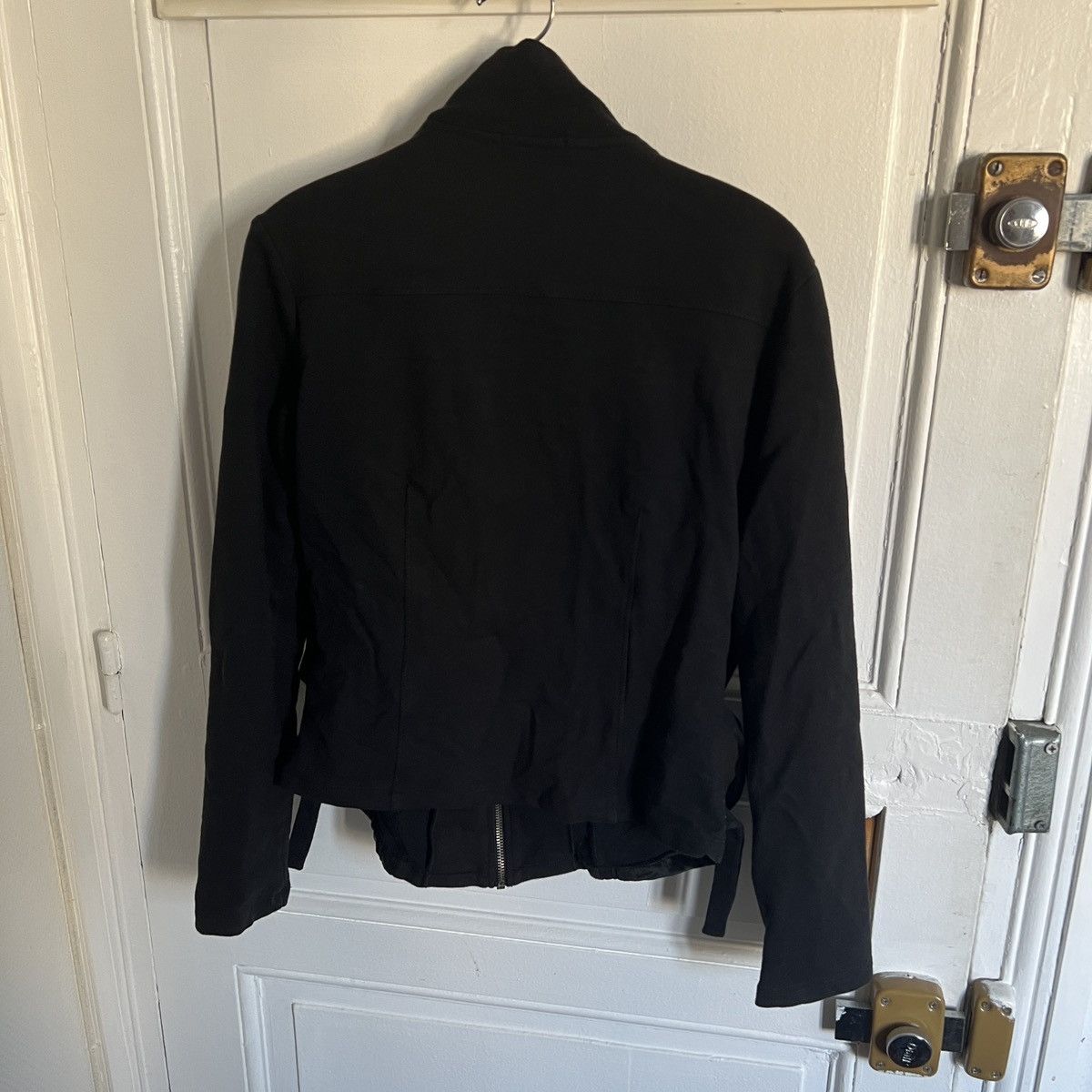 Other Y2K BLACK BONDAGE JACKET PARACHUTE 2000s belts goth 00s Size L / US 10 / IT 46 - 4 Thumbnail