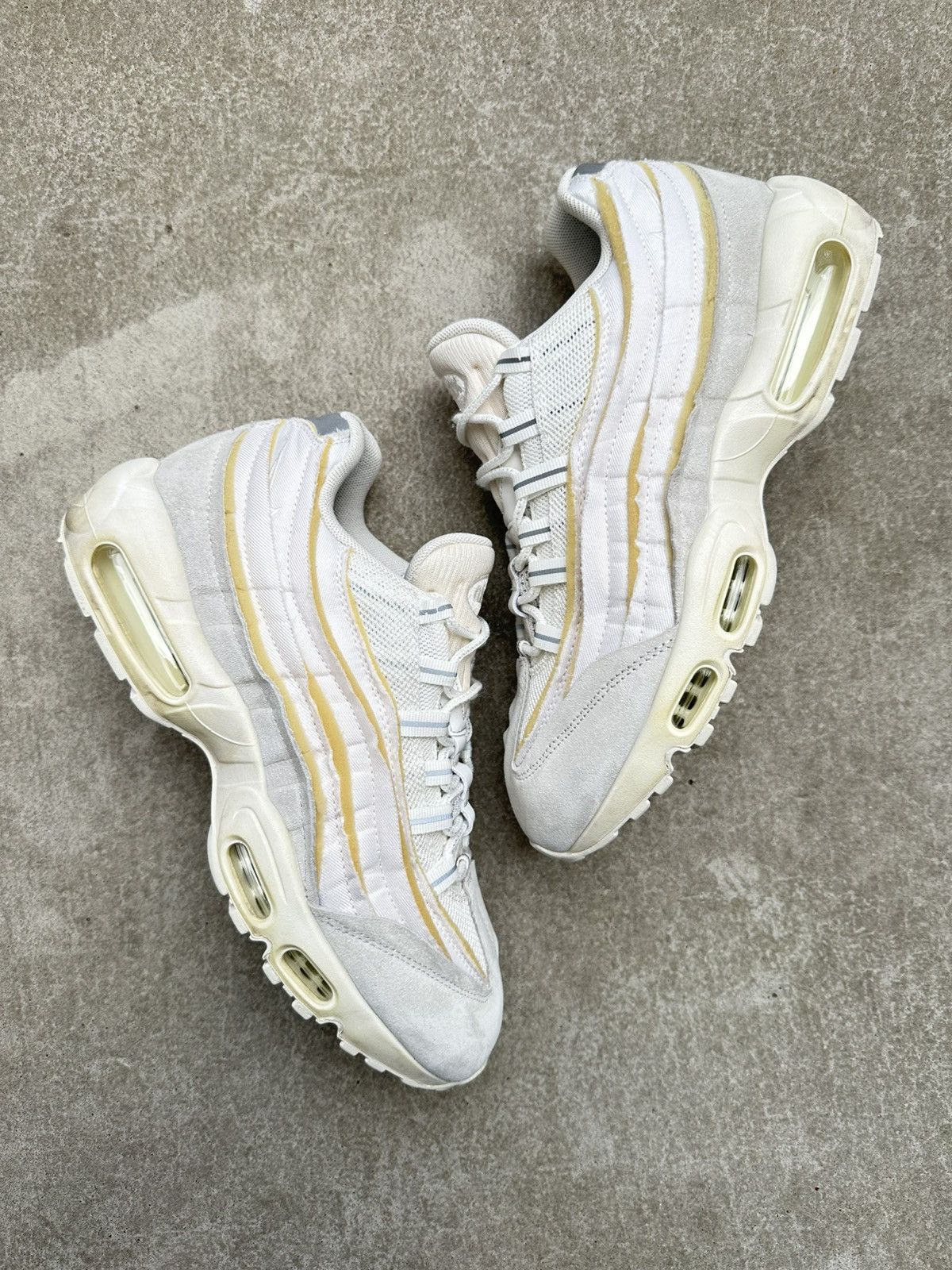 Comme des Garcons Homme Plus × Nike Nike AirMax 95 x Comme des Garçons White Sneakers 10US Size US 10 / EU 43 - 1 Thumbnail