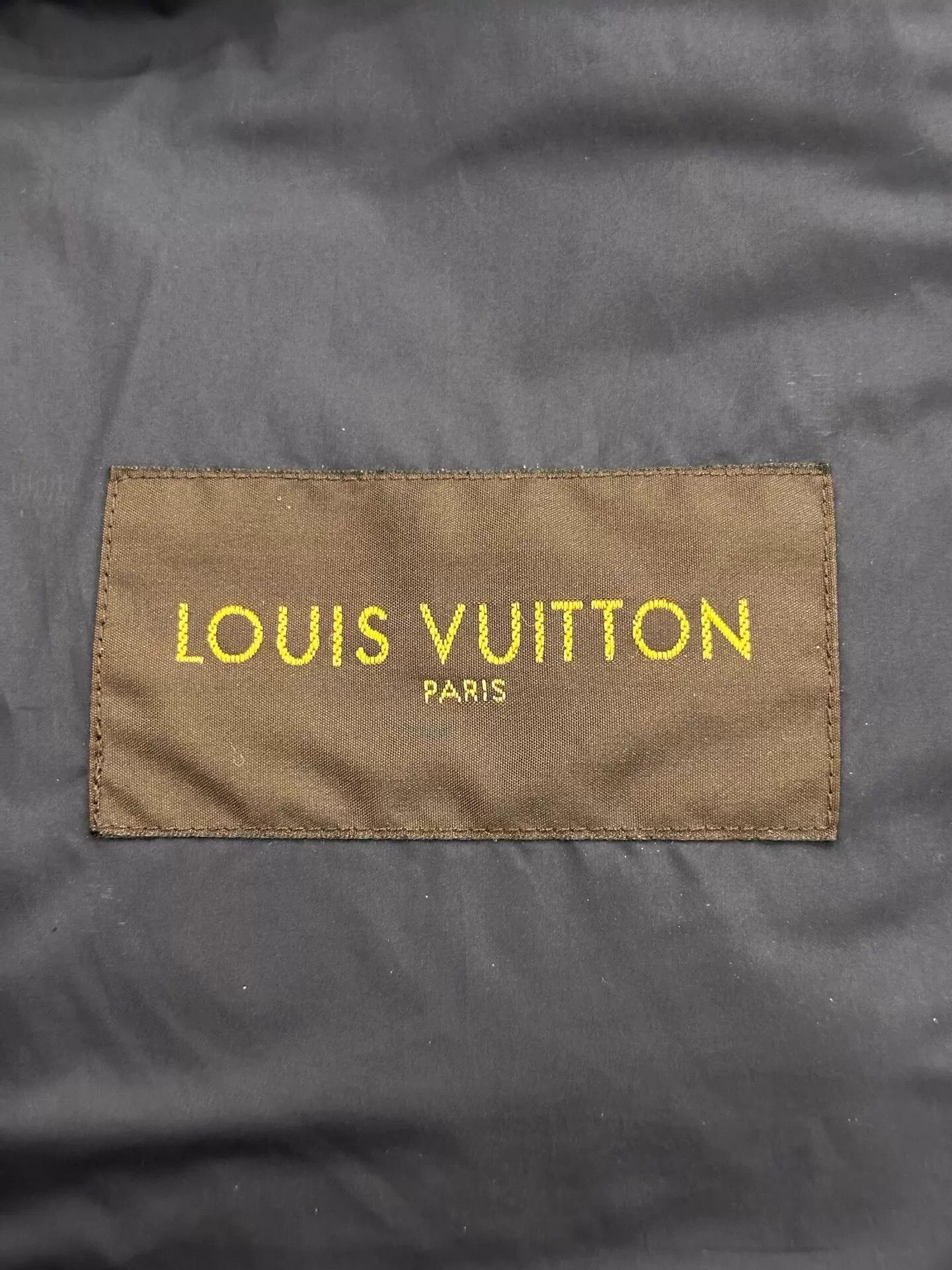 Louis Vuitton LV M Black Brown Monogram 2-Pocket Padded Coat 56 Size US XL / EU 56 / 4 - 5 Thumbnail
