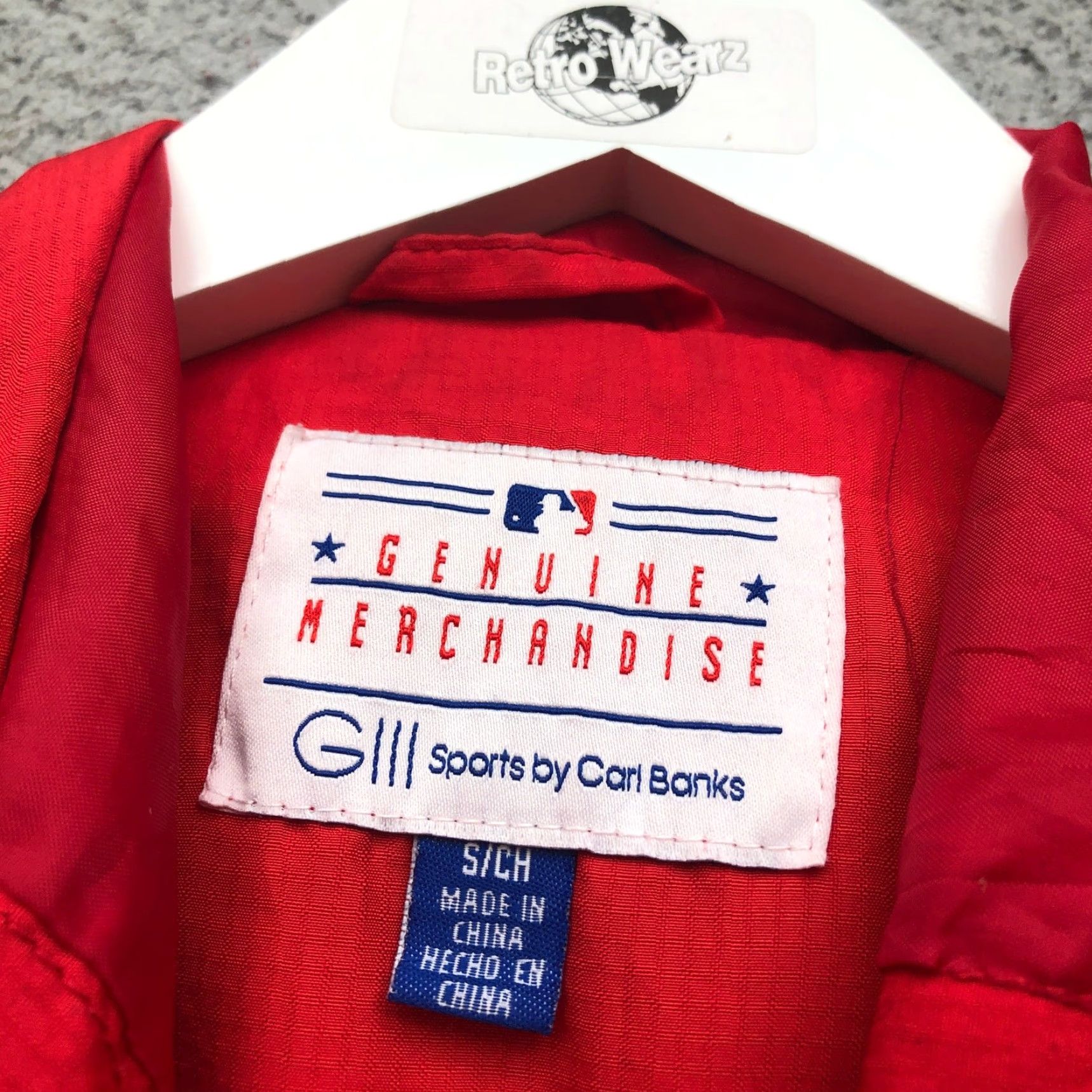 G-III Washington Nationals Jacket Hoodie Men S Logo Red Blue White Windbreaker Zip Pockets Full Zip MLB Genuine Merchandise G-III Size US S / EU 44-46 / 1 - 3 Thumbnail