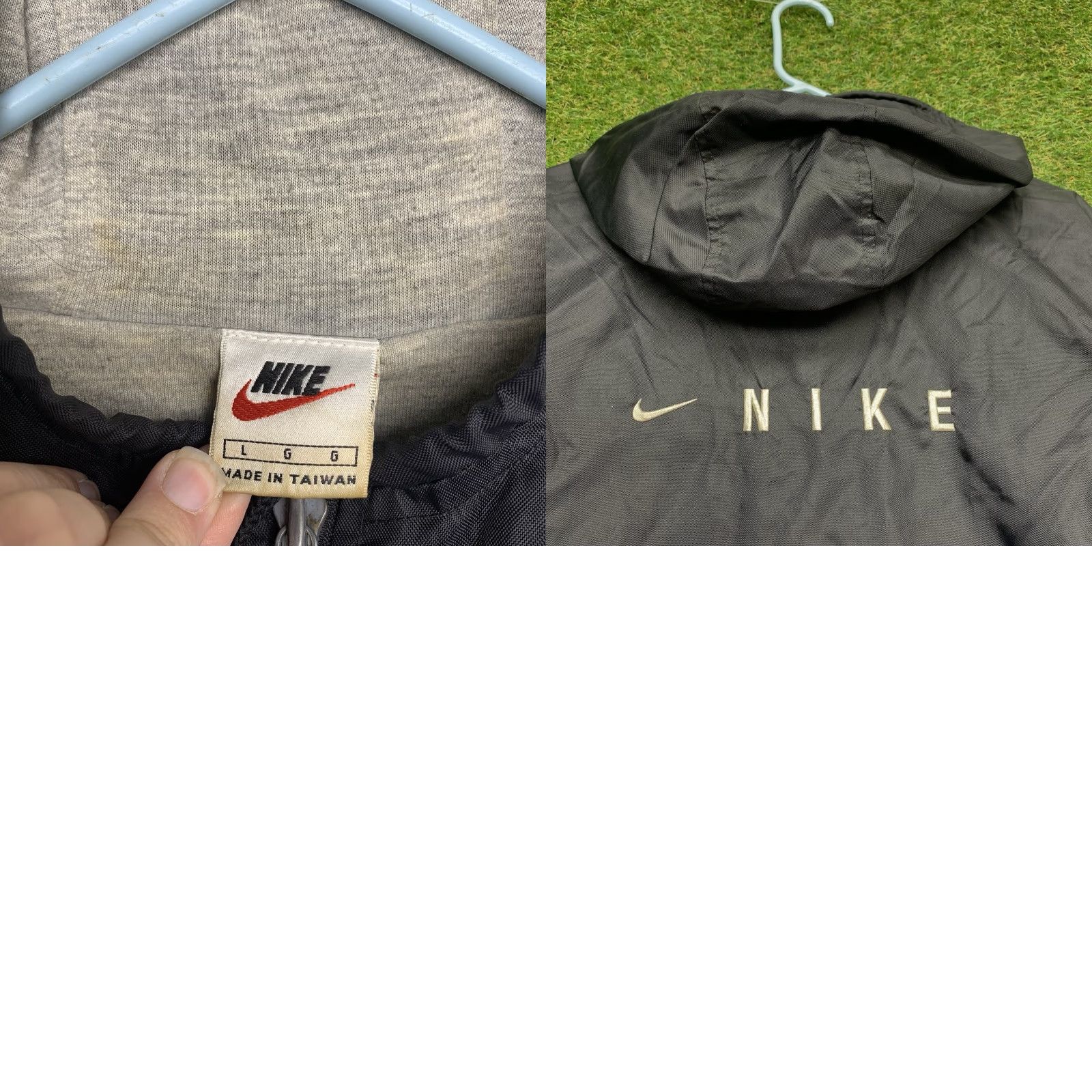 Nike VINTAGE Nike Jacket Mens L Black Fleece Lined Puffer Hooded Full Zip 90s Size US L / EU 52-54 / 3 - 9 Thumbnail
