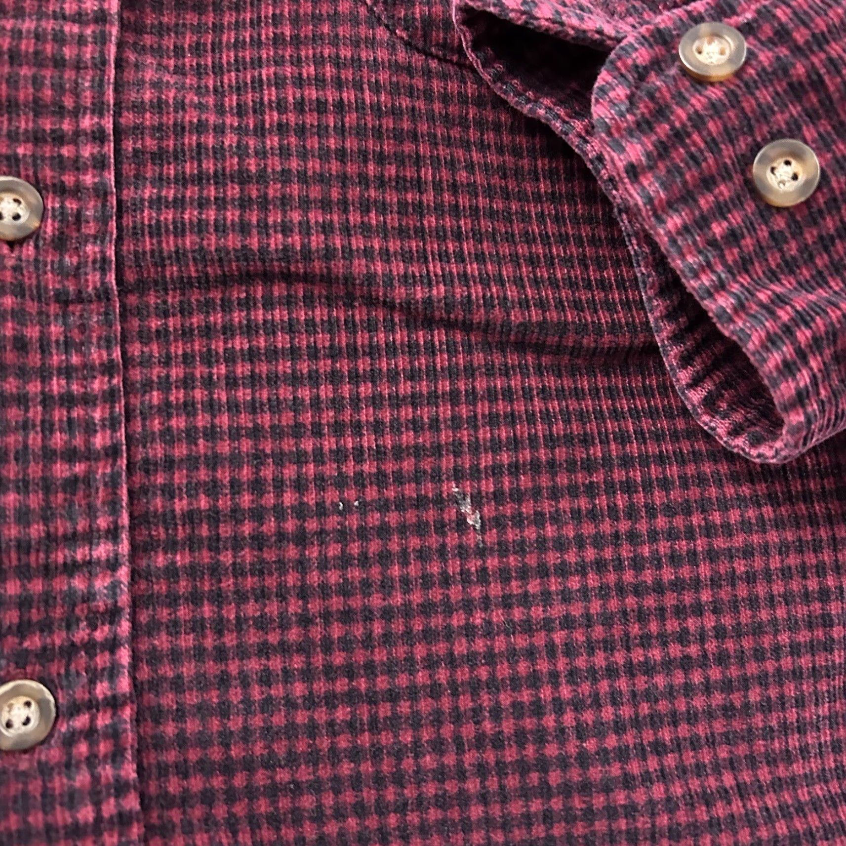Eddie Bauer VTG Eddie Bauer Corduroy Flannel Long Sleeve Button Front Shirt Men's Large Red Size US L / EU 52-54 / 3 - 4 Thumbnail