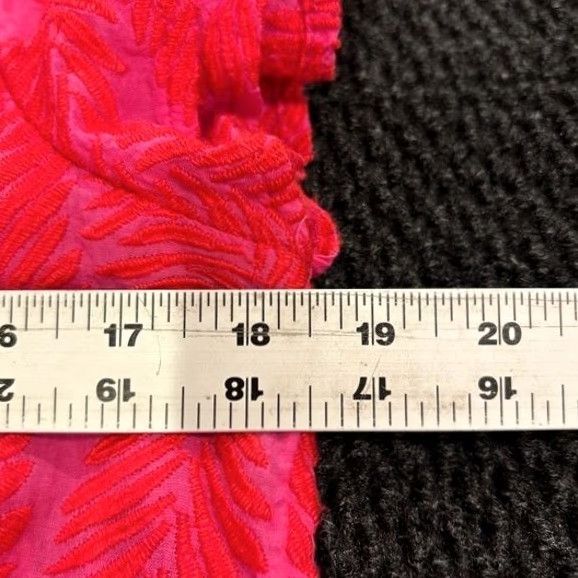 Vineyard Vines Vineyard Vines Flutter Sleeve Tassel Tie Dress Pink Leaf Hawaiian Print XS Midi Women Girls Size XS / US 0-2 / IT 36-38 - 6 Thumbnail