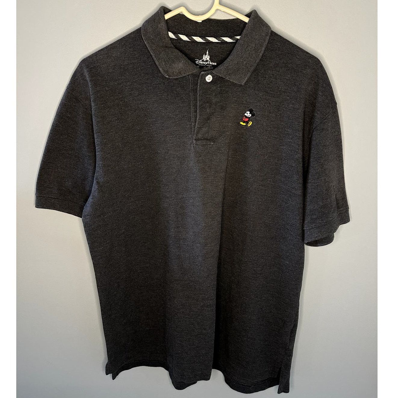 Disney Disney Parks Authentic Mickey Mouse Golf Polo Shirt Gray M Size US M / EU 48-50 / 2 - 1 Thumbnail